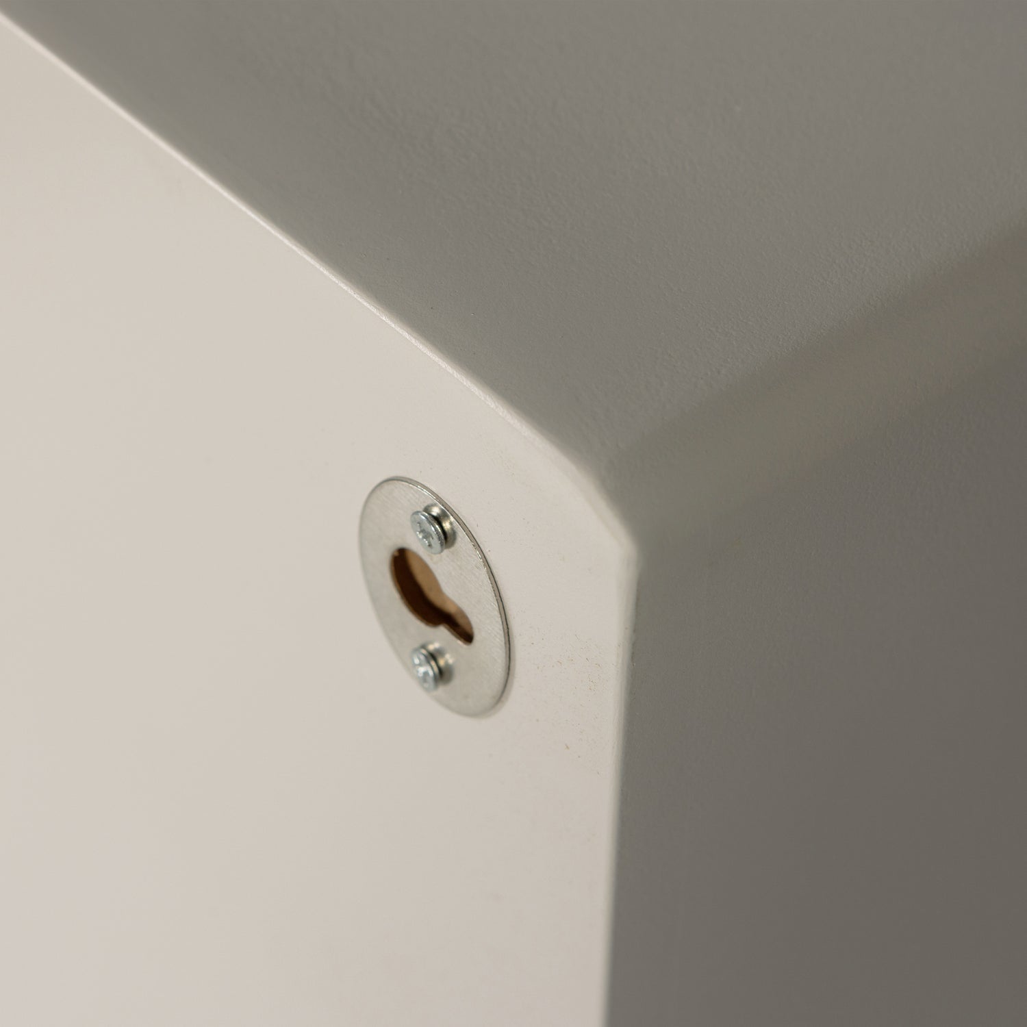 Wandplank halfrond NOAM grijs