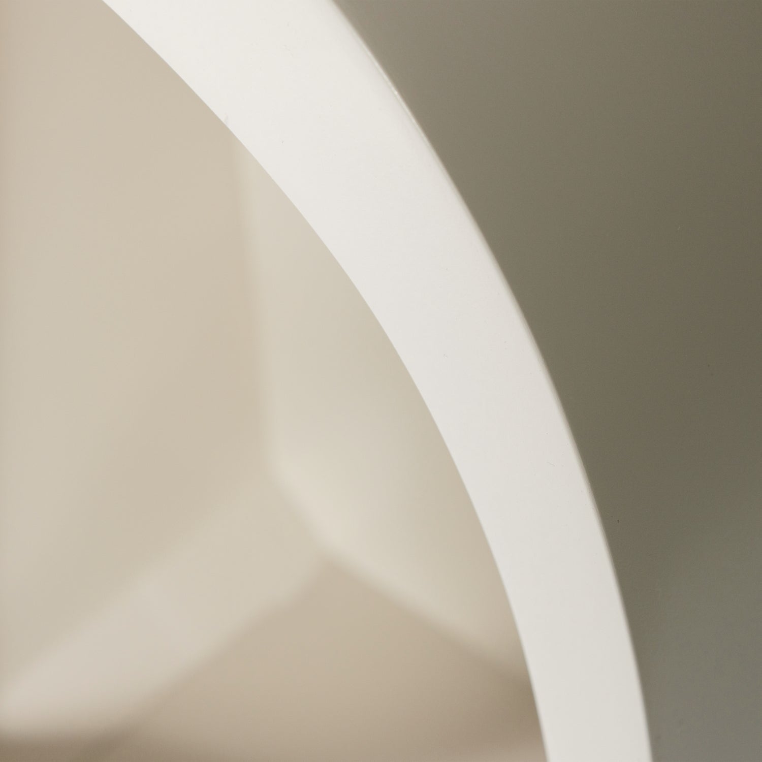 Wandplank halfrond NOAM grijs