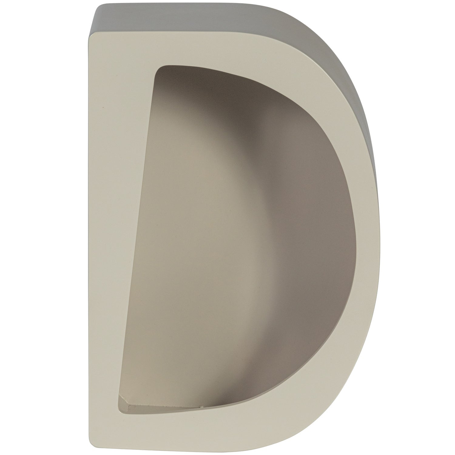 Wandplank halfrond NOAM grijs