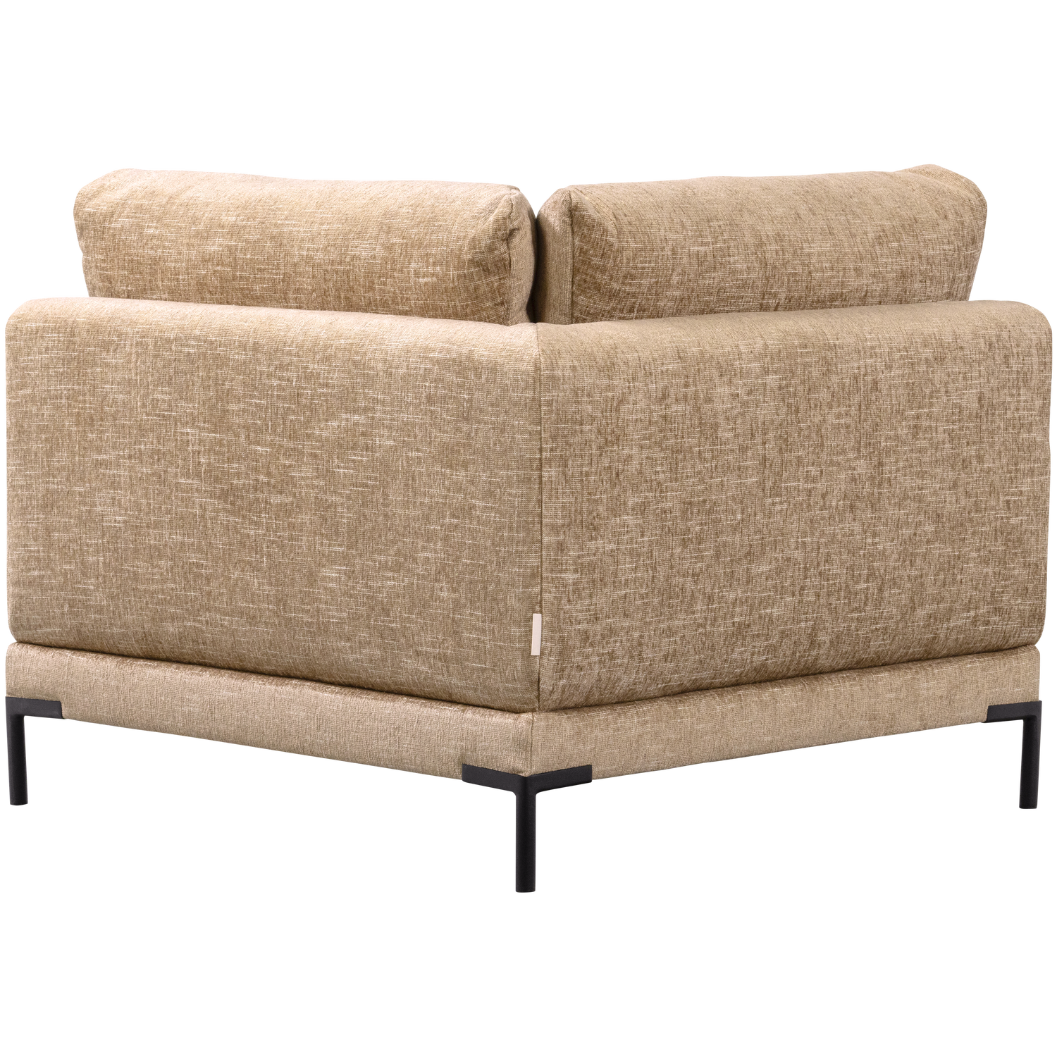 Sofa COUPLE - hoekmodule boterachtige mélange