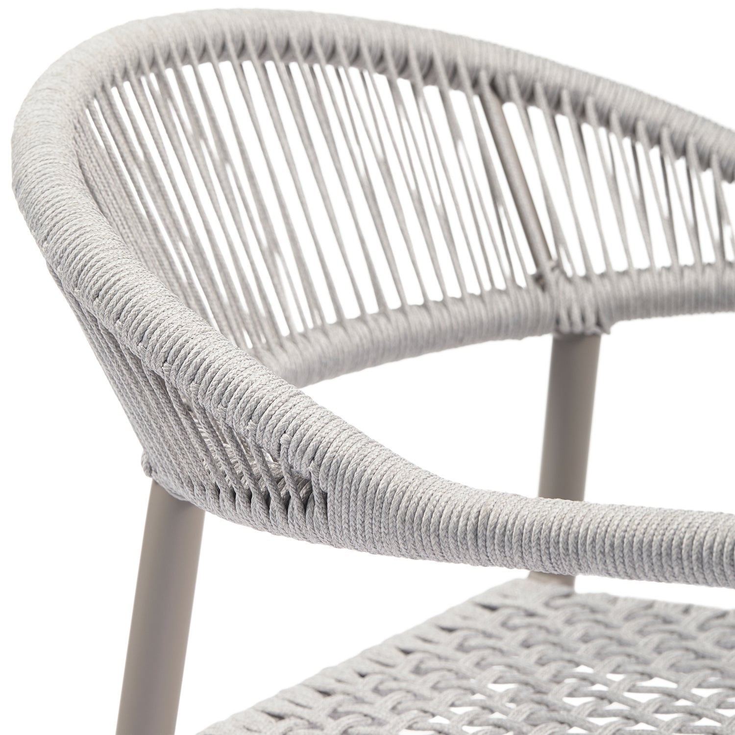 Gartenstuhl-Set YELLOW hellgrau