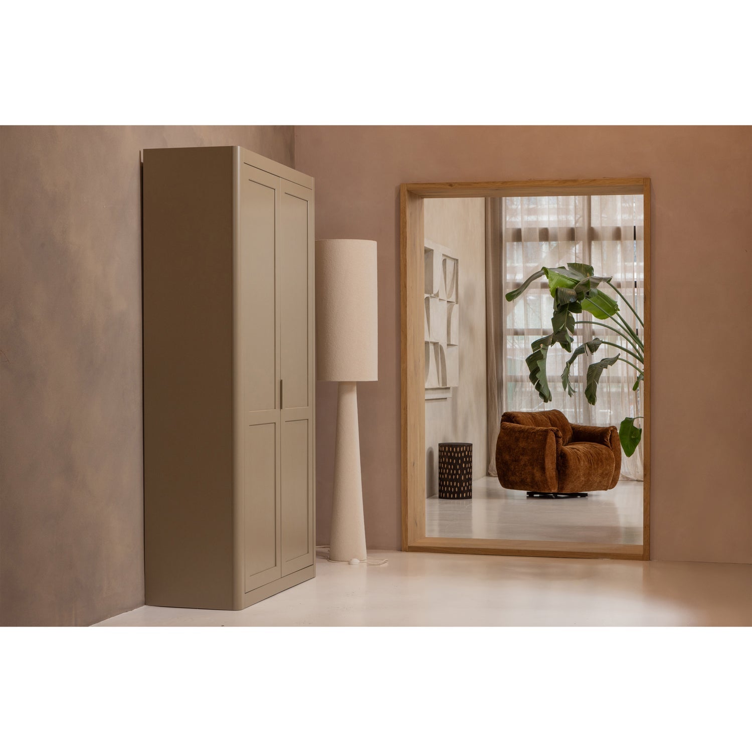 Stehlampe LOFT creme