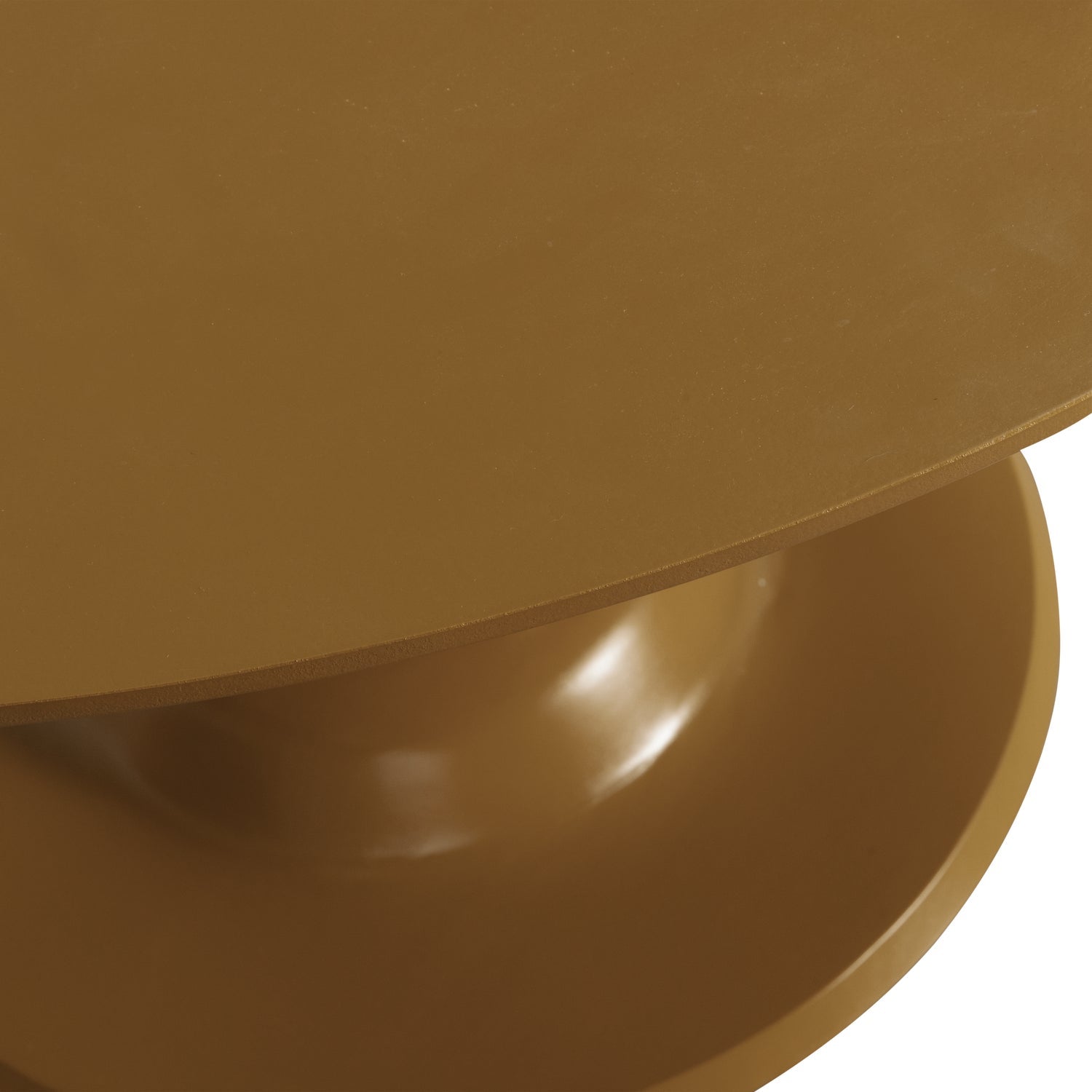 Round table BLANCO honey mango wood