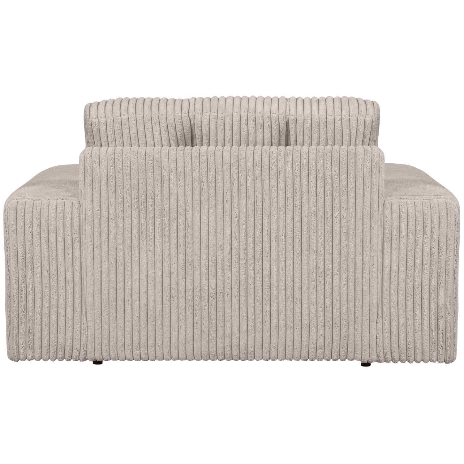 SECOND DATE cream corduroy loveseat sofa