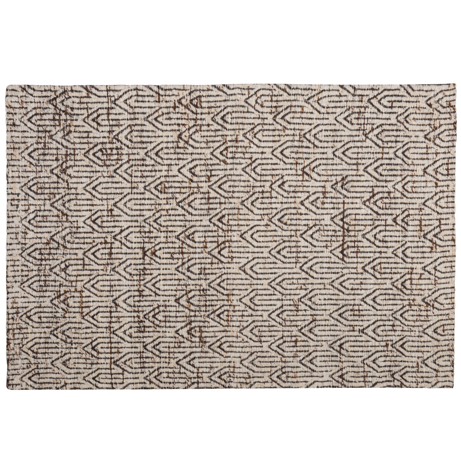 Teppich JOSLIN beige mit braunem