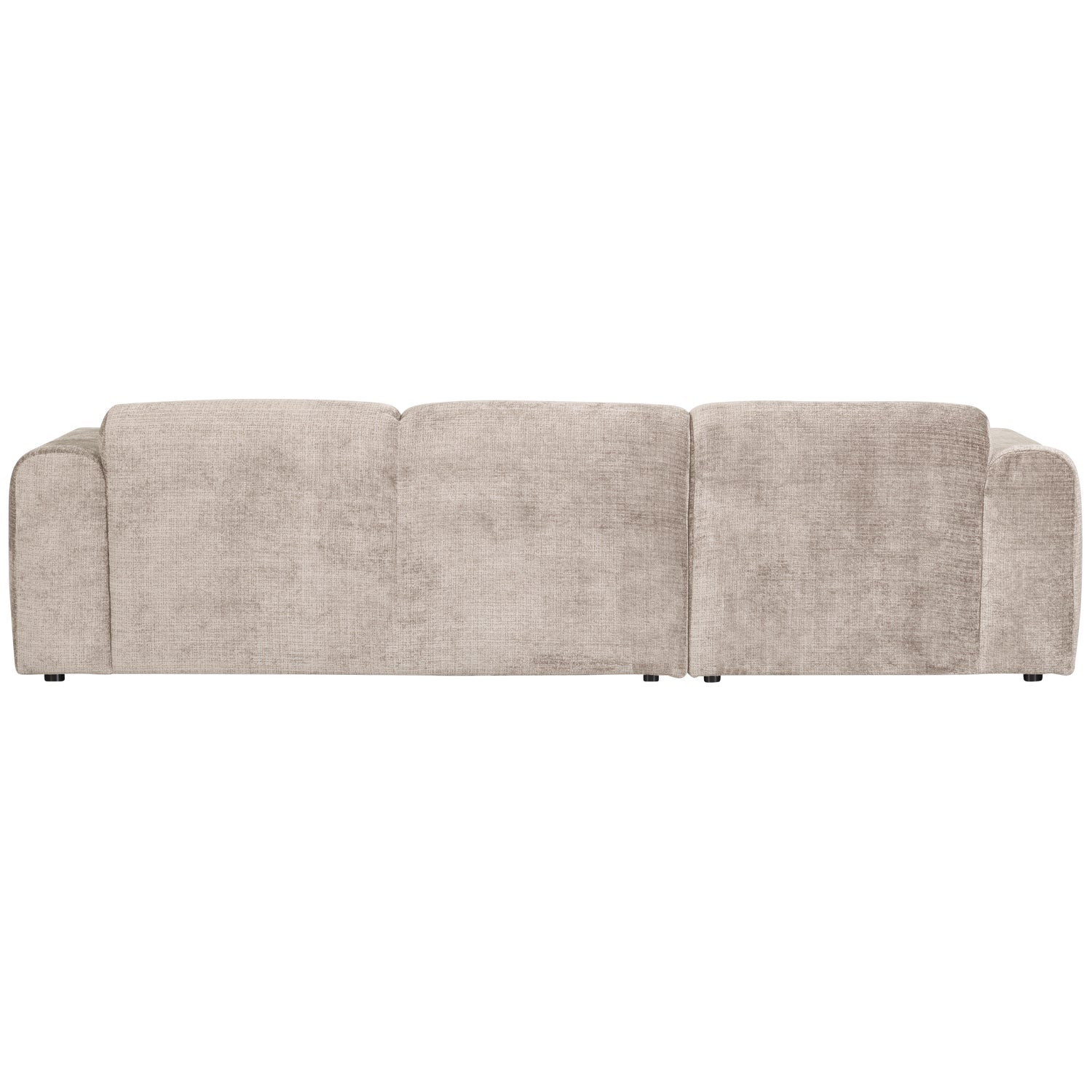 Left-facing modular CLOUD corner sofa in beige