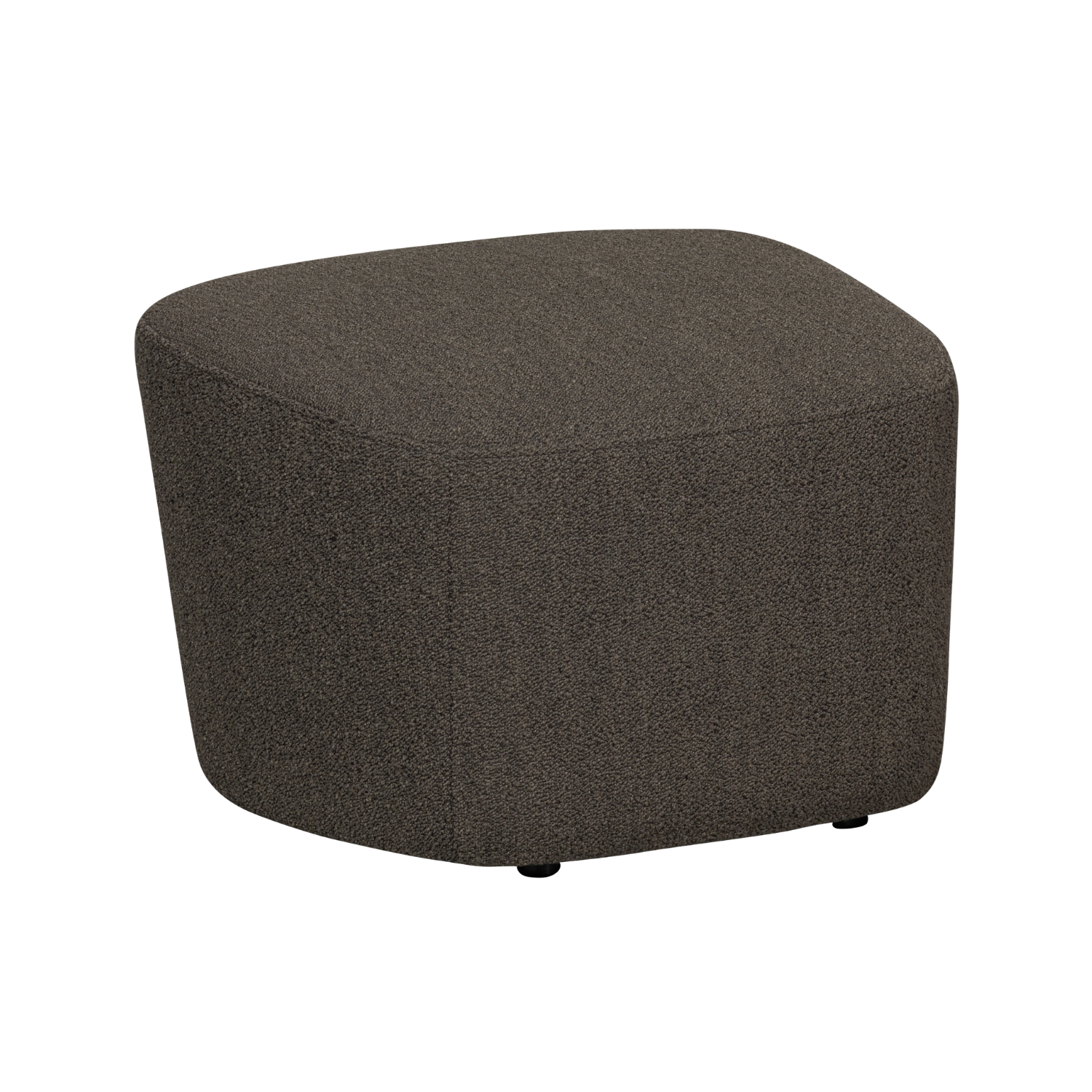 Puf LOFTY brązowy bouclé – Woood