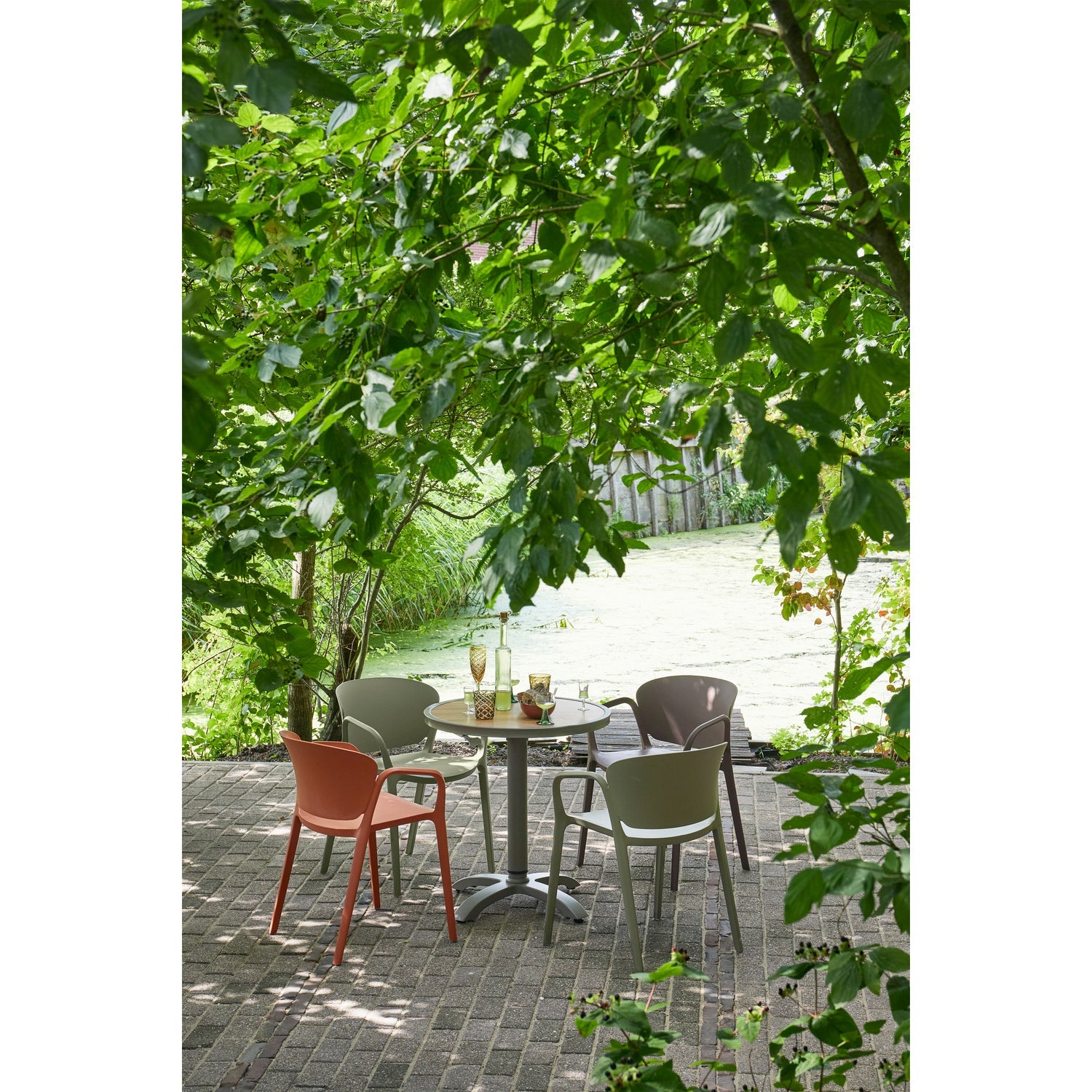 Gartenstuhl BENT grün