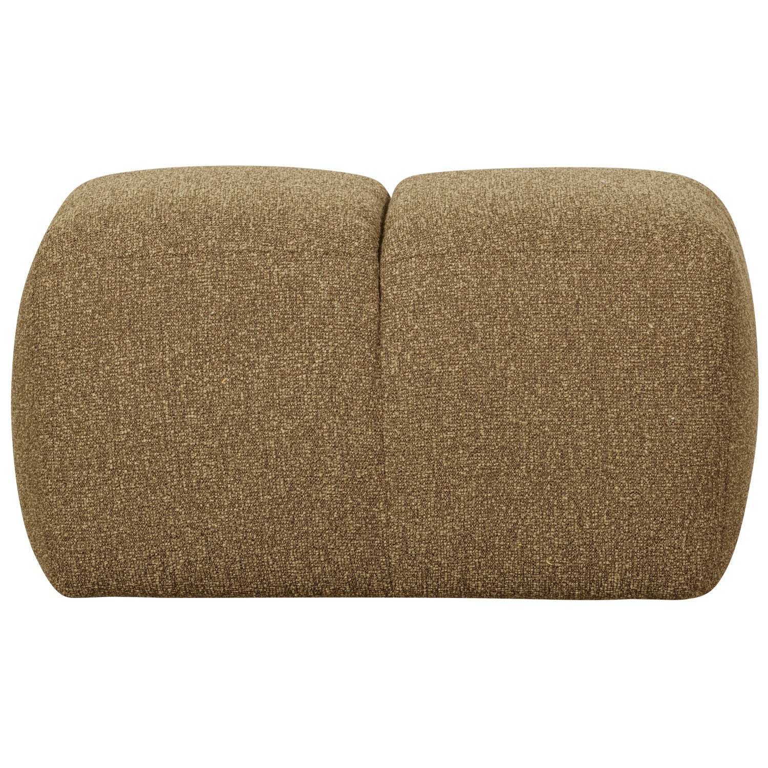 MOJO pouf dark honey bouclé