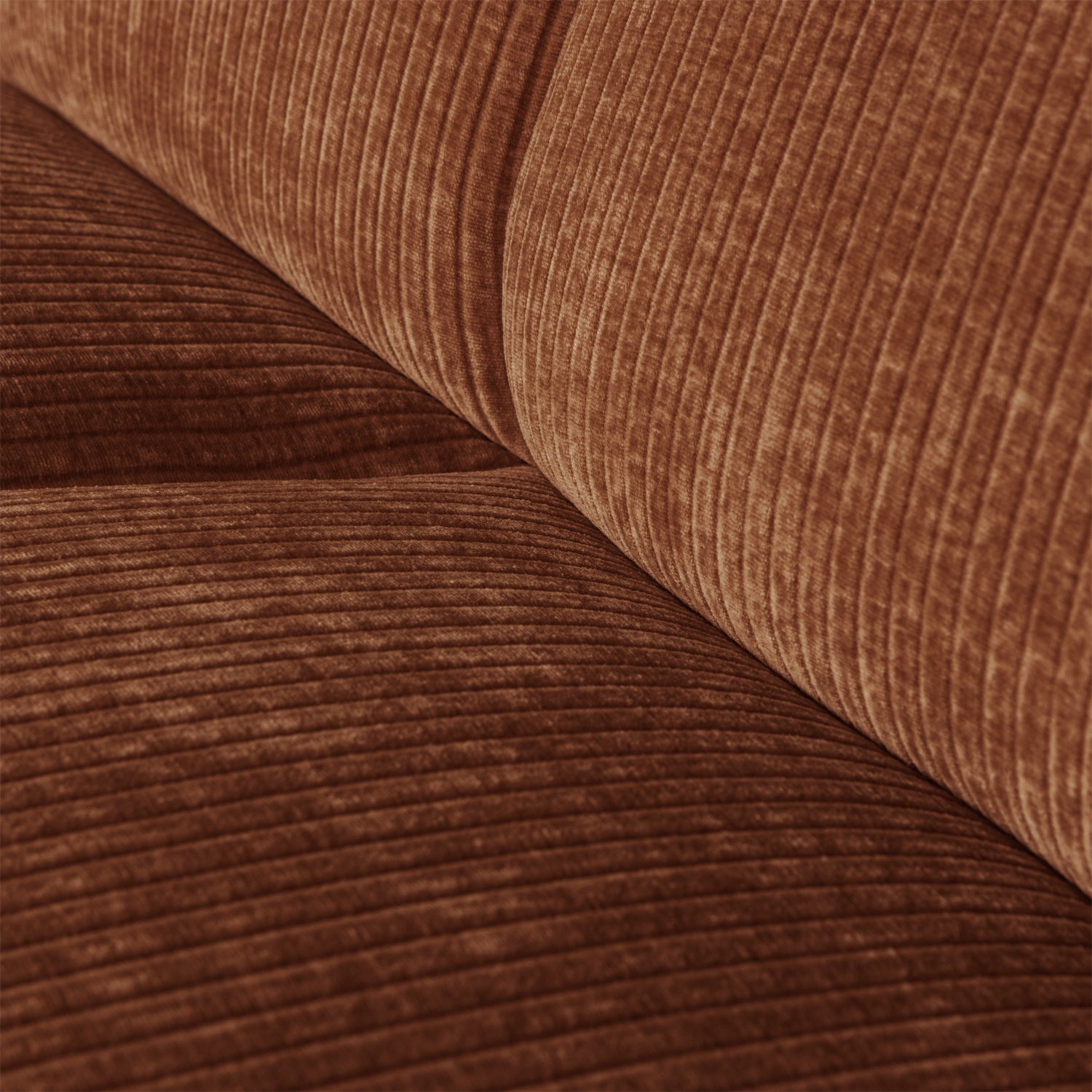 MOJO modular sofa - 1-seater brown corduroy
