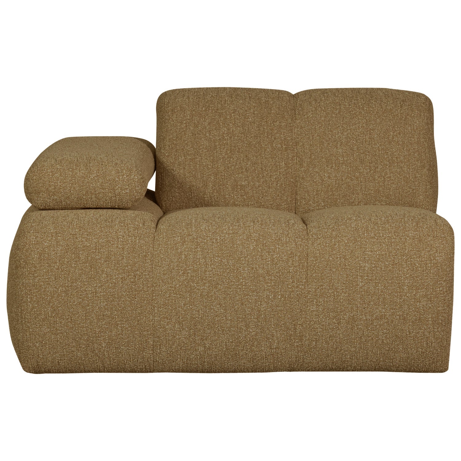 MOJO modular sofa - left element dark honey bouclé