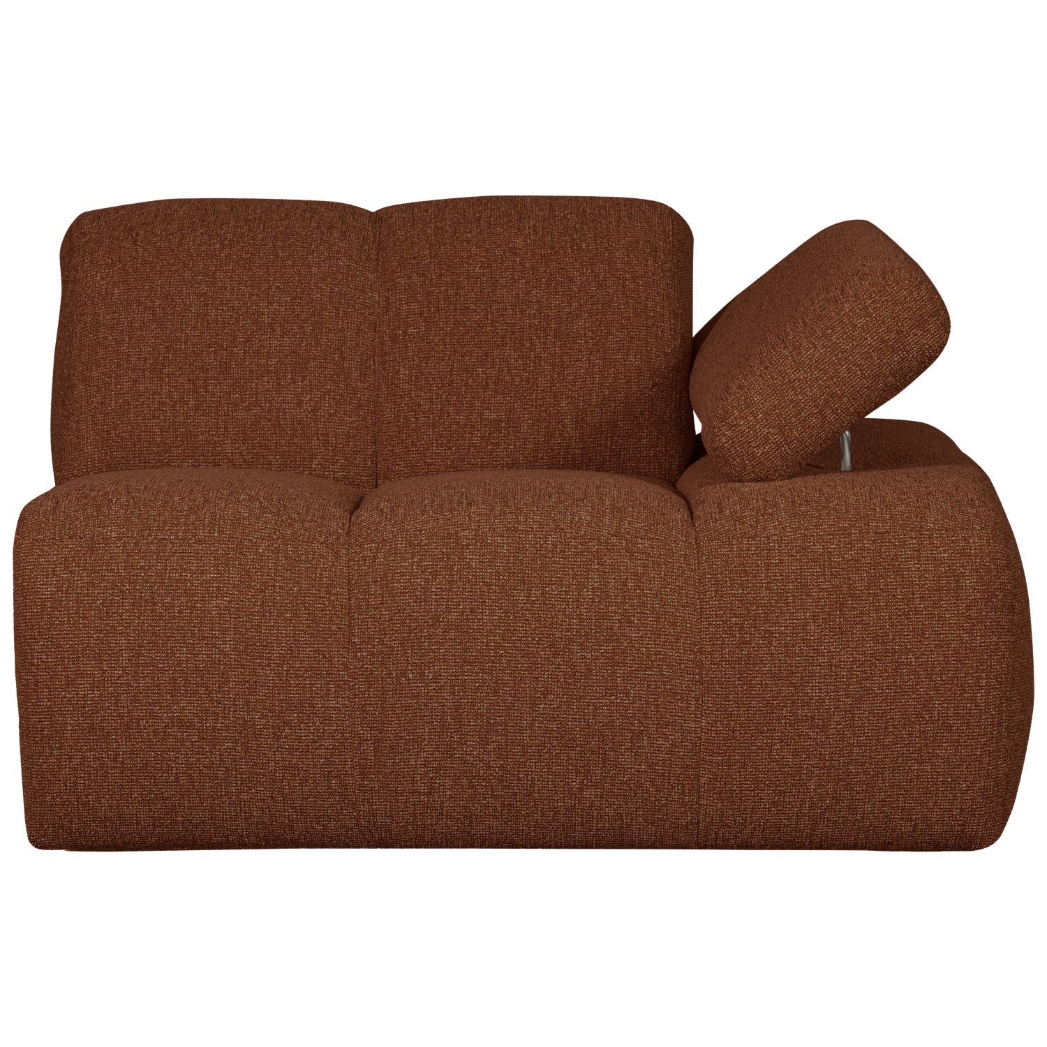 MOJO modular sofa - right-side element brown bouclé