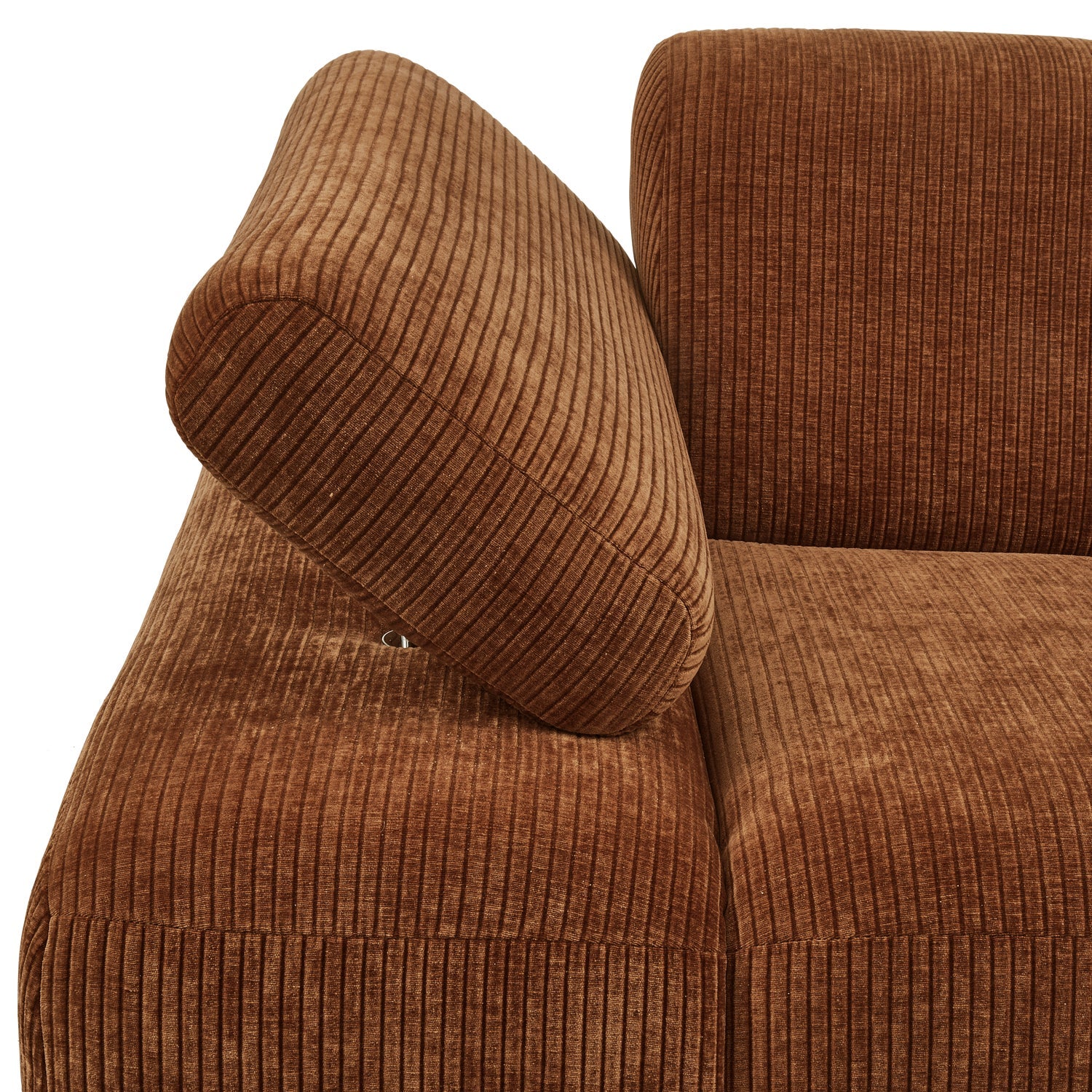 MOJO modular sofa - left element brown corduroy