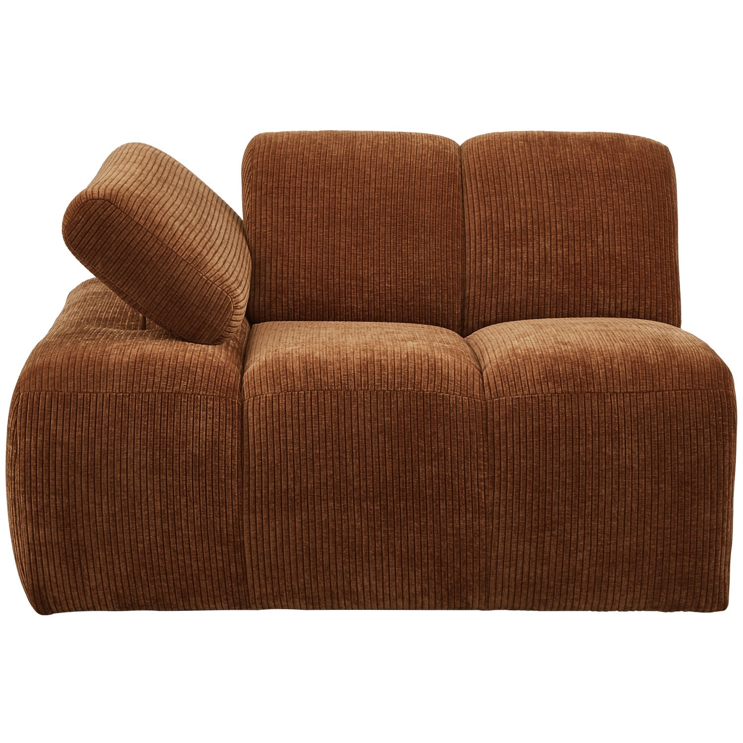 MOJO modular sofa - left element brown corduroy