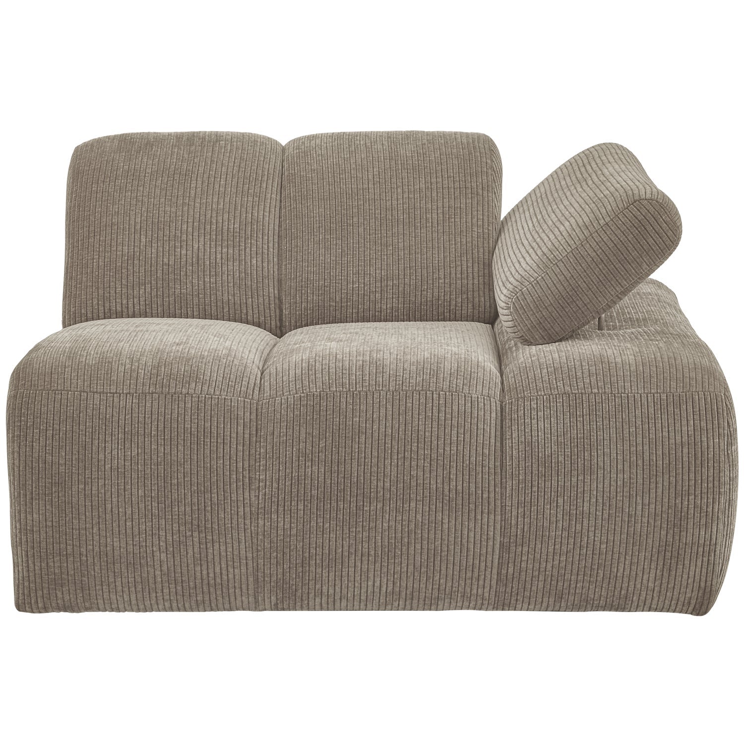 MOJO modular sofa - right element dark sandy corduroy