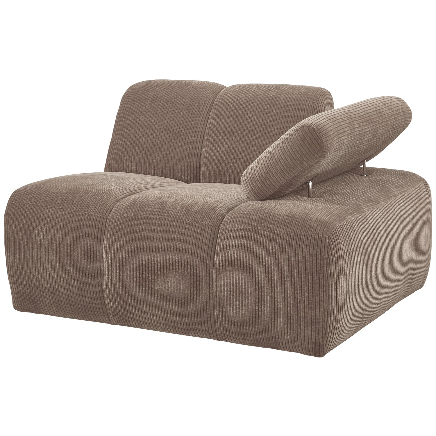 MOJO modular sofa - right element dark sandy corduroy