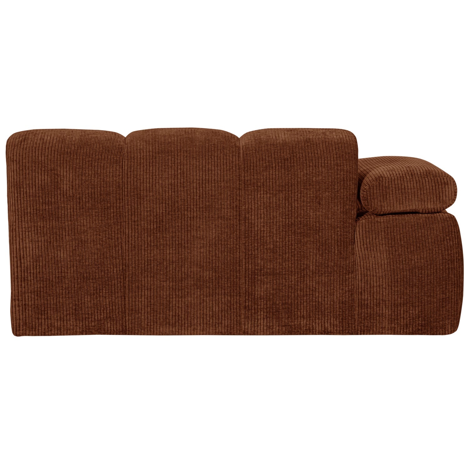 MOJO Modular Sofa - 1.5-Seater Left-Arm Rusty Brown Corduroy