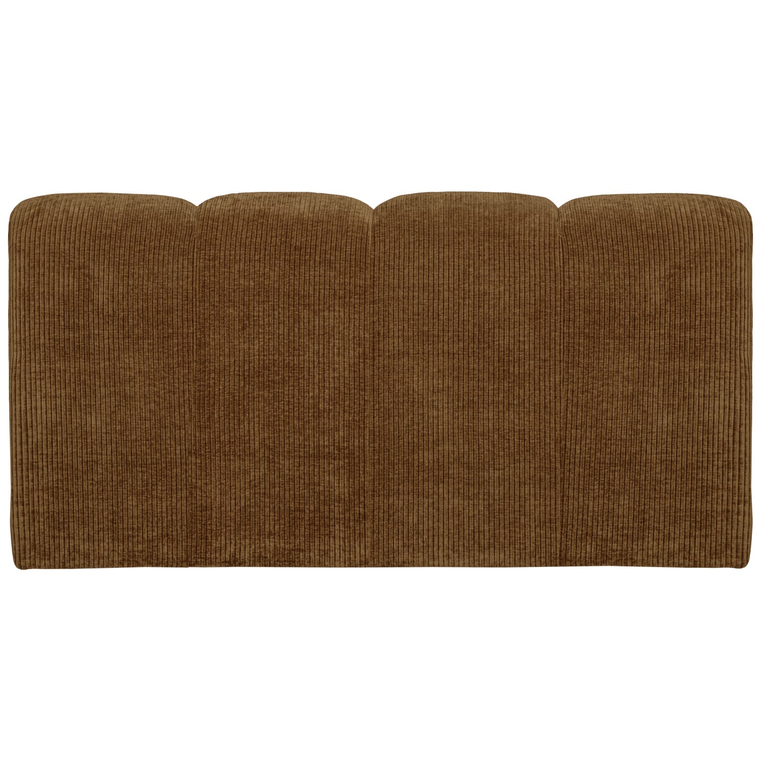Sofa modułowa MOJO BENCH - element 3-osobowy ciemny miodowy sztruks do salonu – Woood
