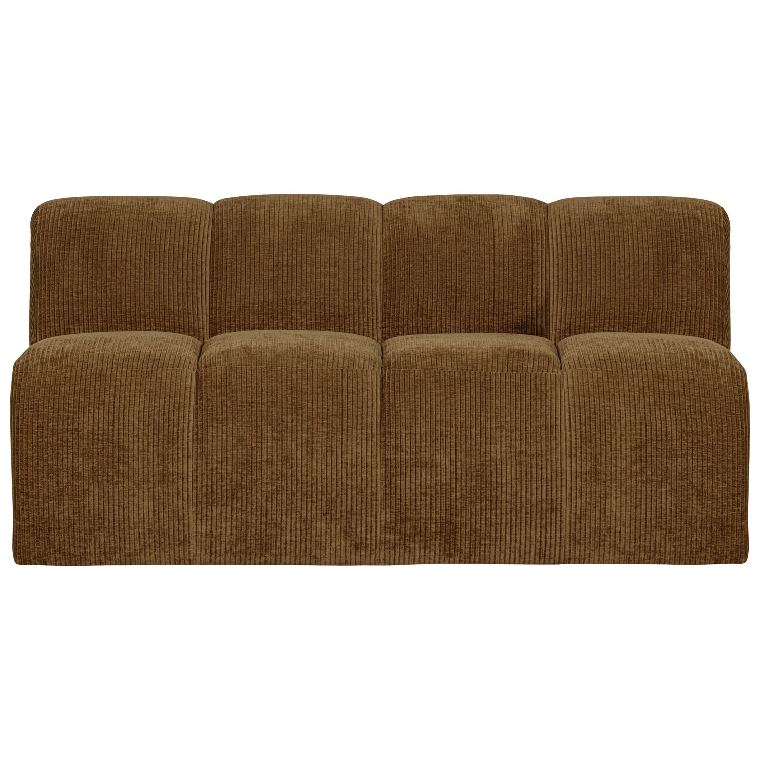 Kanapa modułowa MOJO BENCH - element 3-osobowy ciemny miodowy sztruks – Woood
