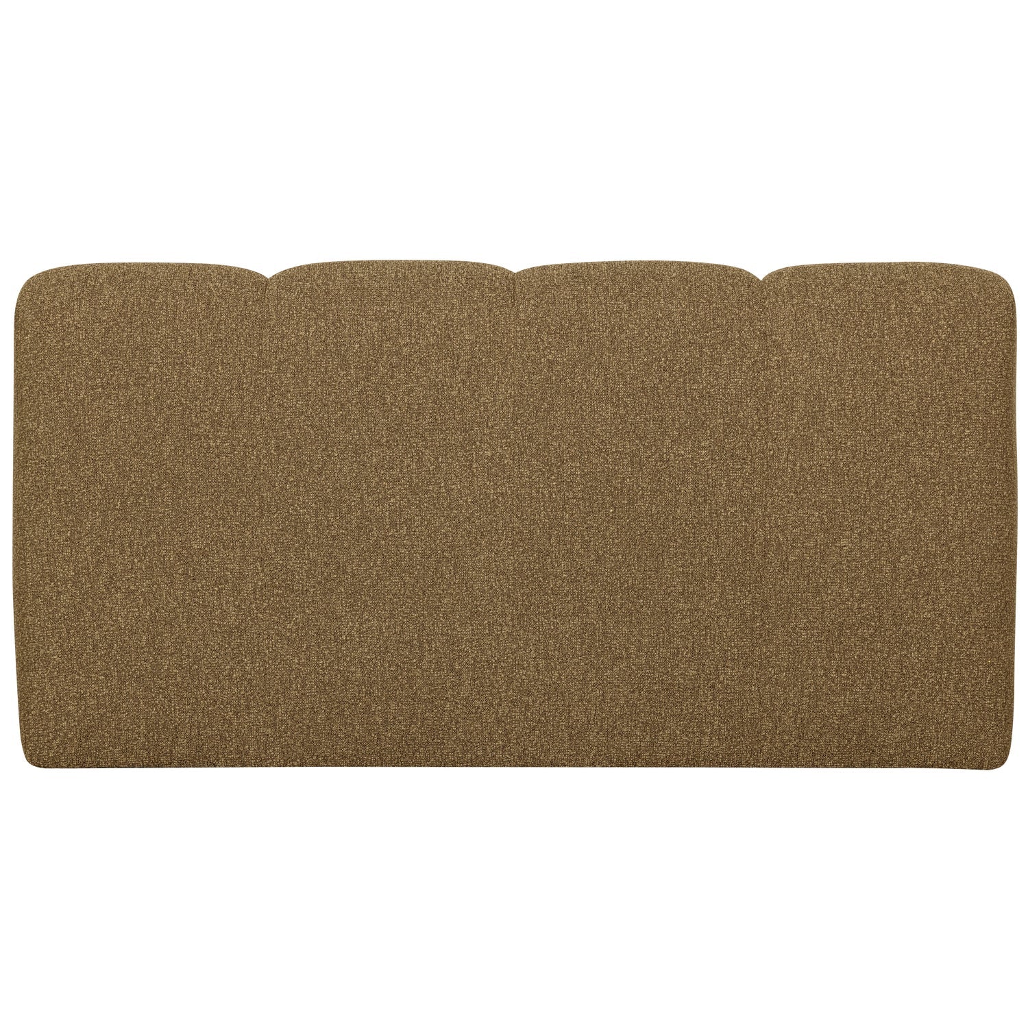 Sofa modułowa MOJO BENCH - element 3-osobowy ciemny miodowy bouclé – styl nowoczesny