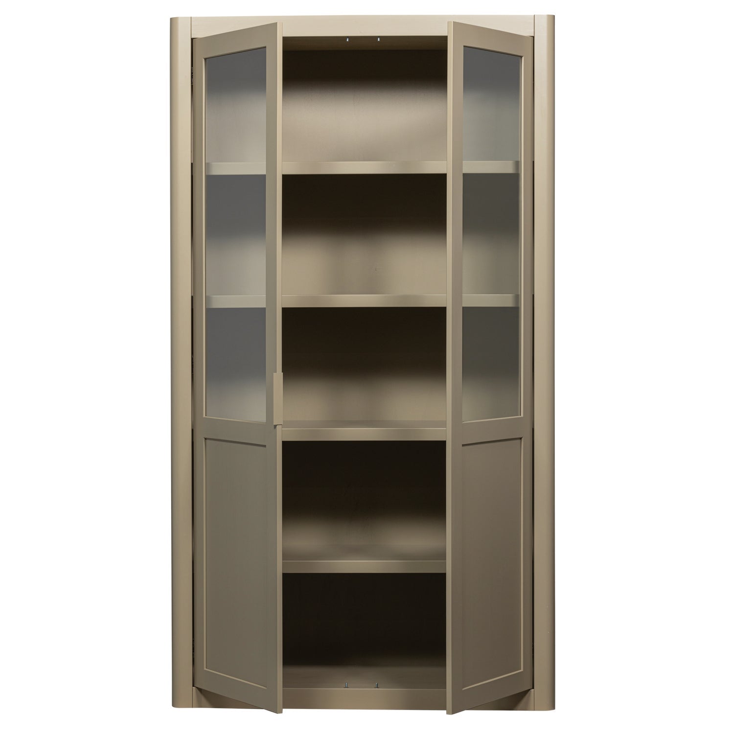 GUNNAR Display Cabinet Beige
