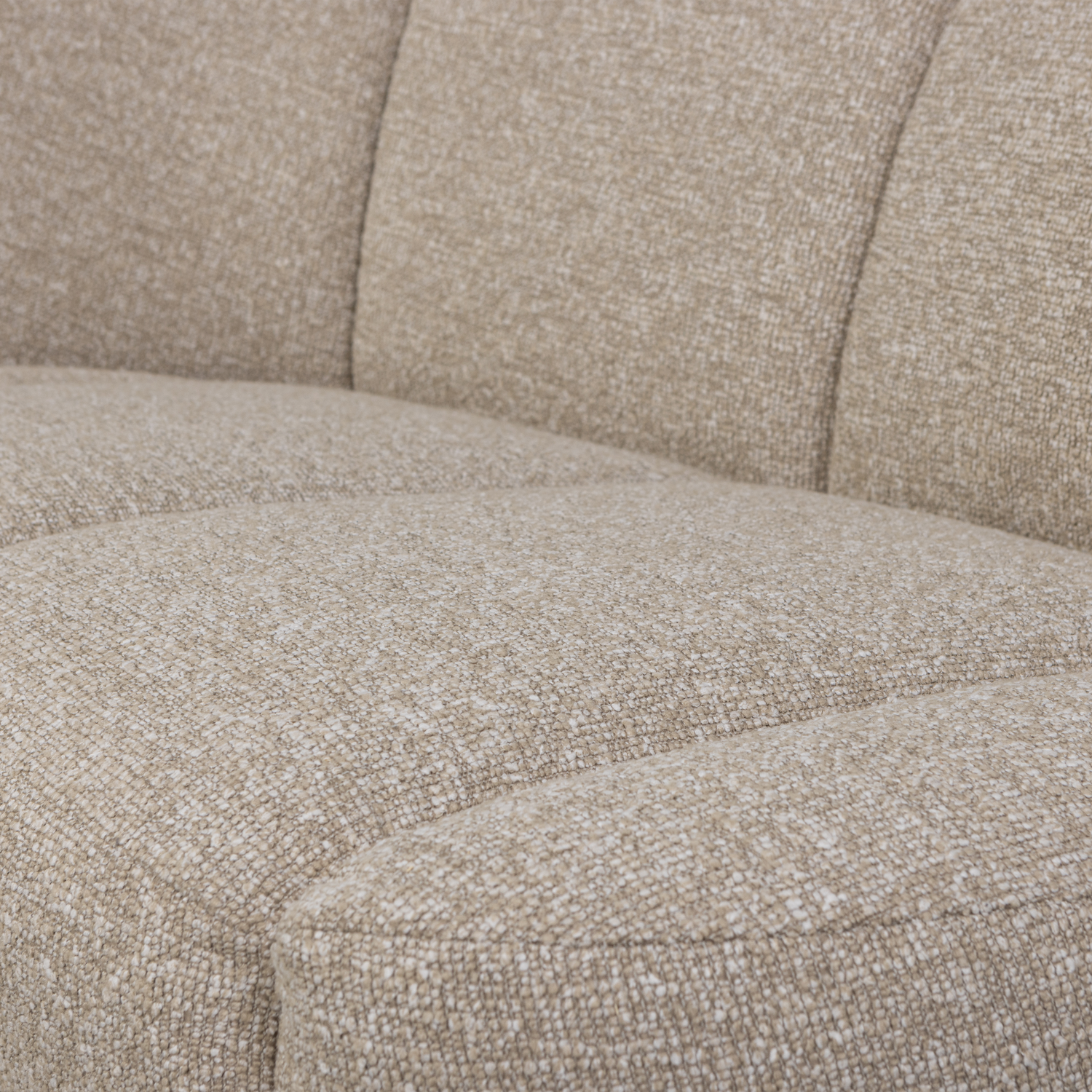 Sofa lewostronna 2-osobowa MOJO piaskowy melanż boucle do salonu