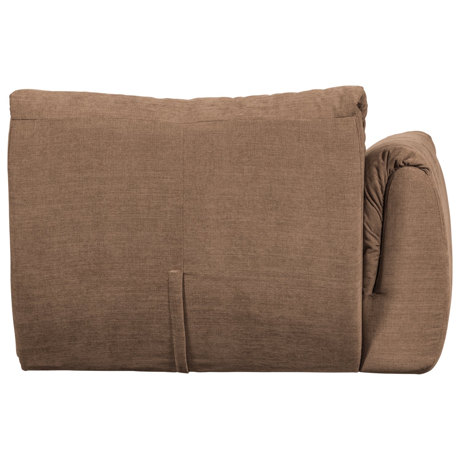 Modulares Sofa BAGGY - linkes Element in Braun