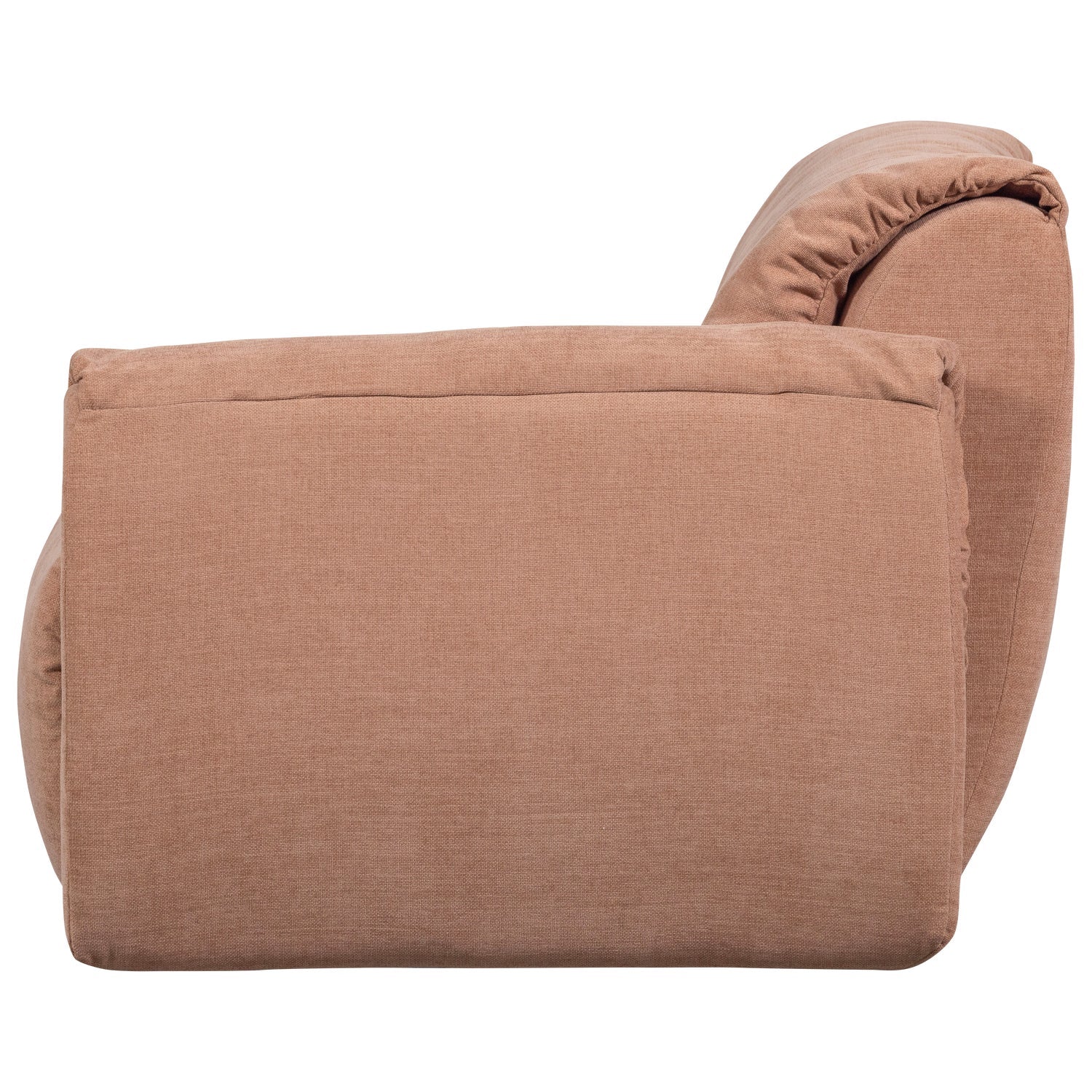 Modulares Sofa BAGGY - rechte Element in Rosa