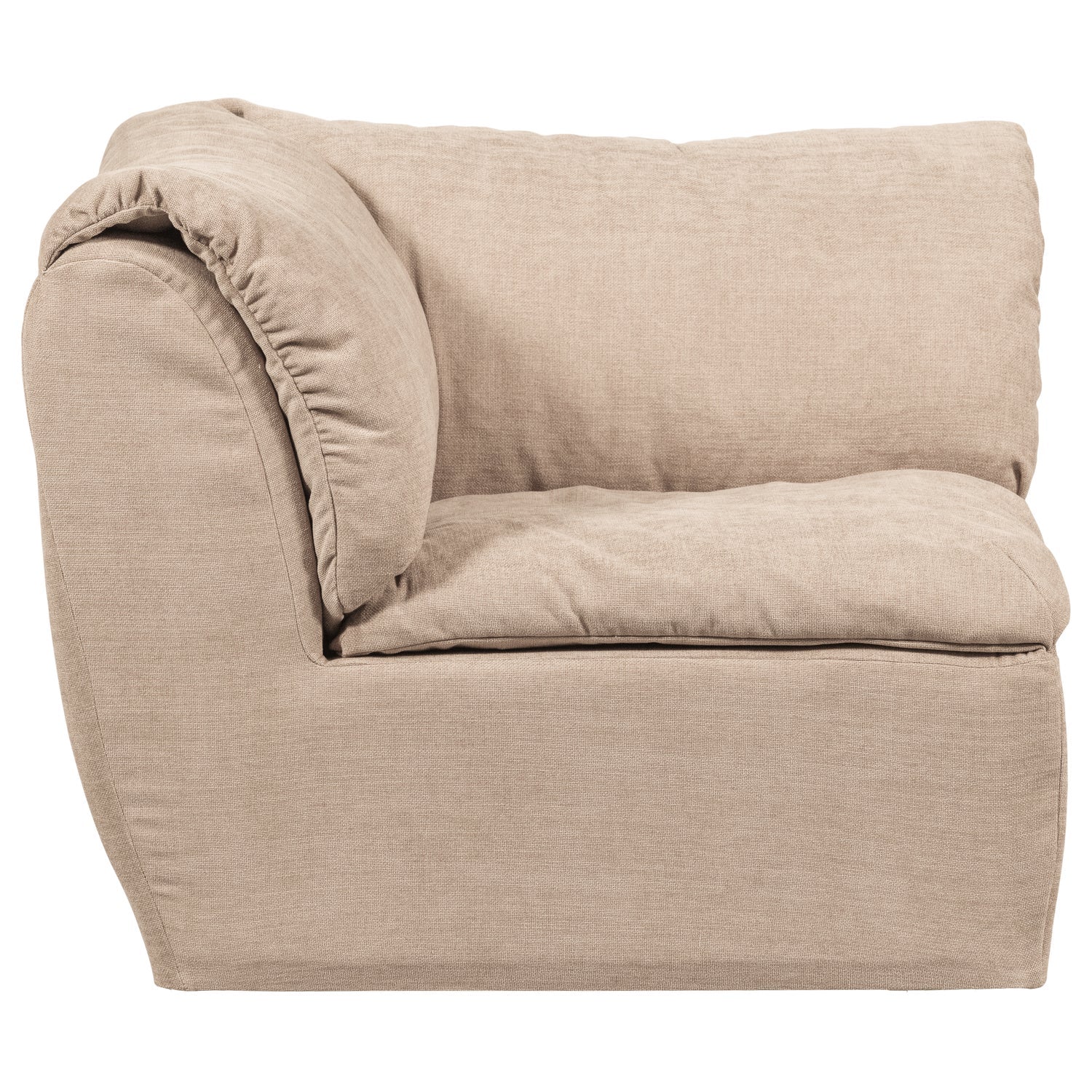 Modulsofa BAGGY - Eckelement sandfarben