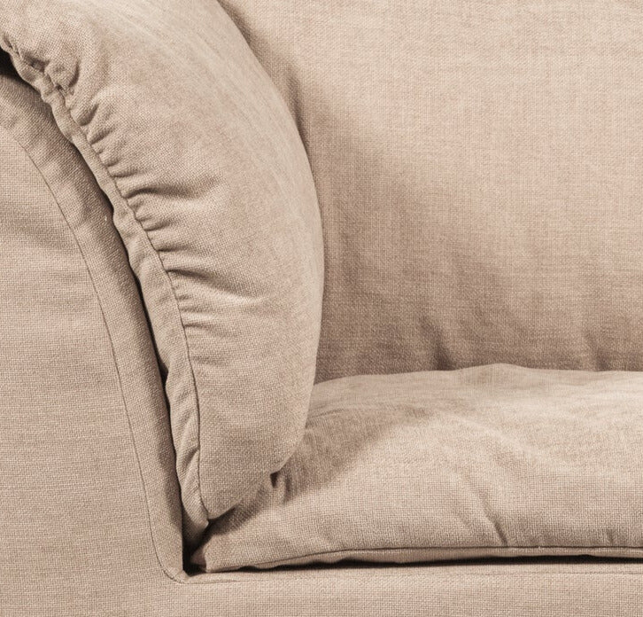 Modulsofa BAGGY - Eckelement sandfarben