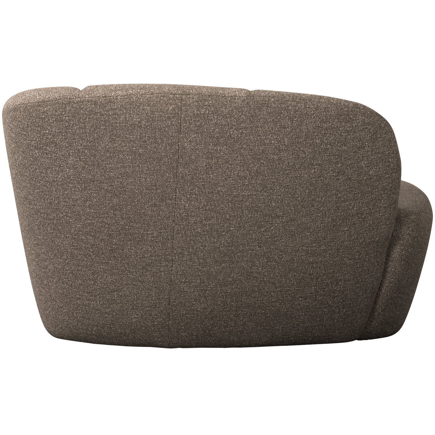 Sofa rechtszijdig 2-persoons MOJO bruin gemêleerd boucle