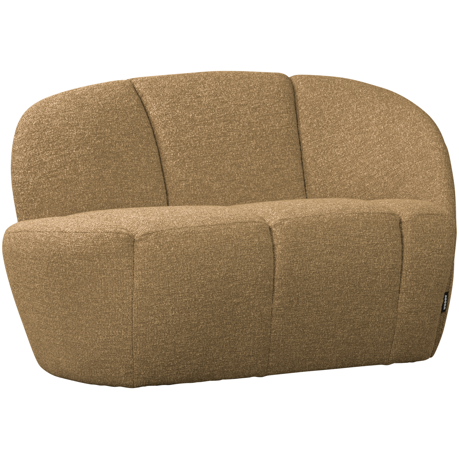 Sofa rechtszijdig 2-persoons MOJO honing melange boucle