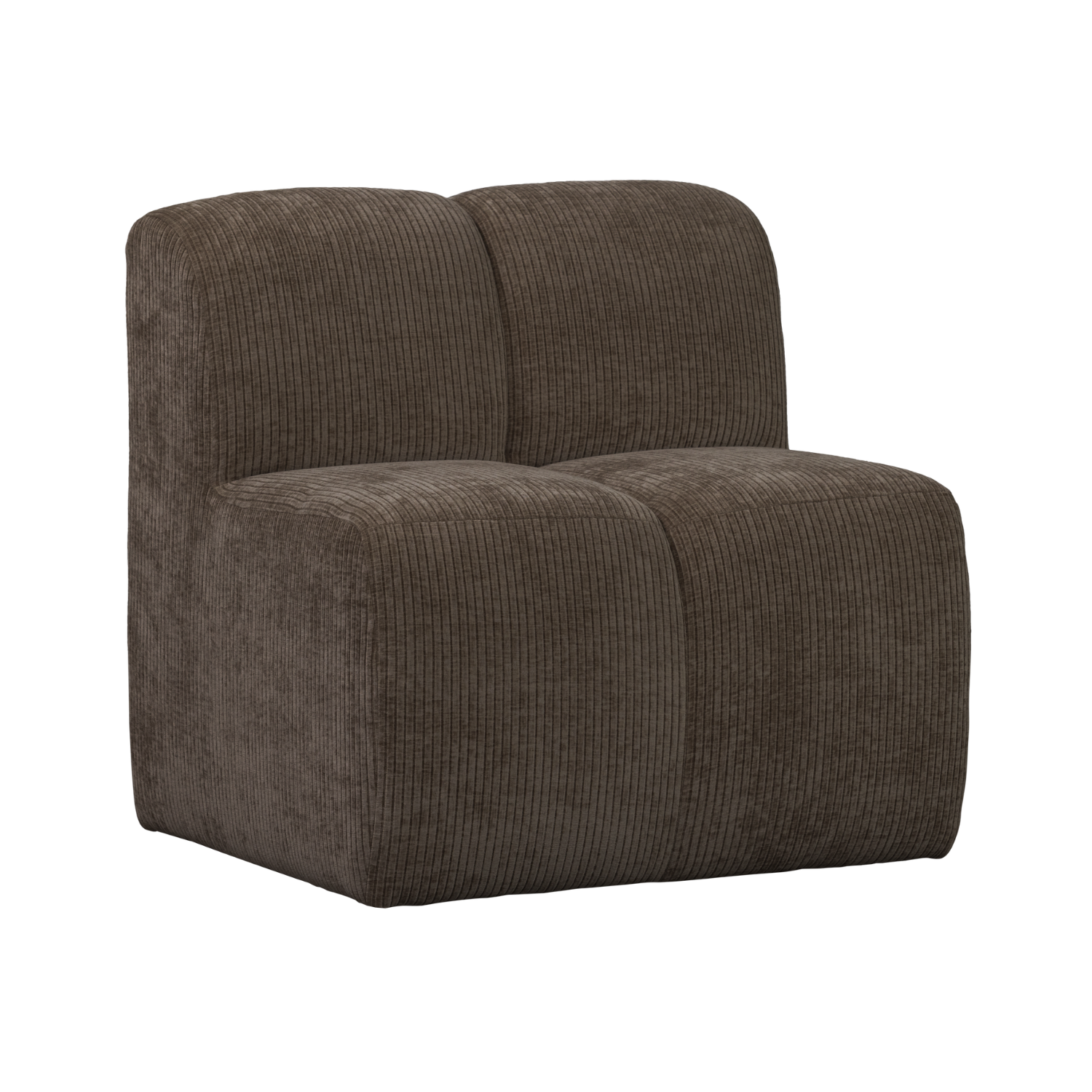 Fauteuil / module MOJO BENCH bruin corduroy