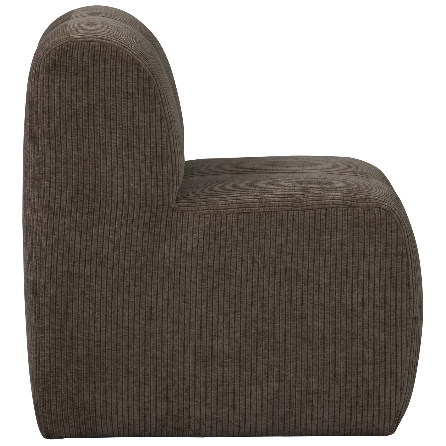 Fauteuil / module MOJO BENCH bruin corduroy