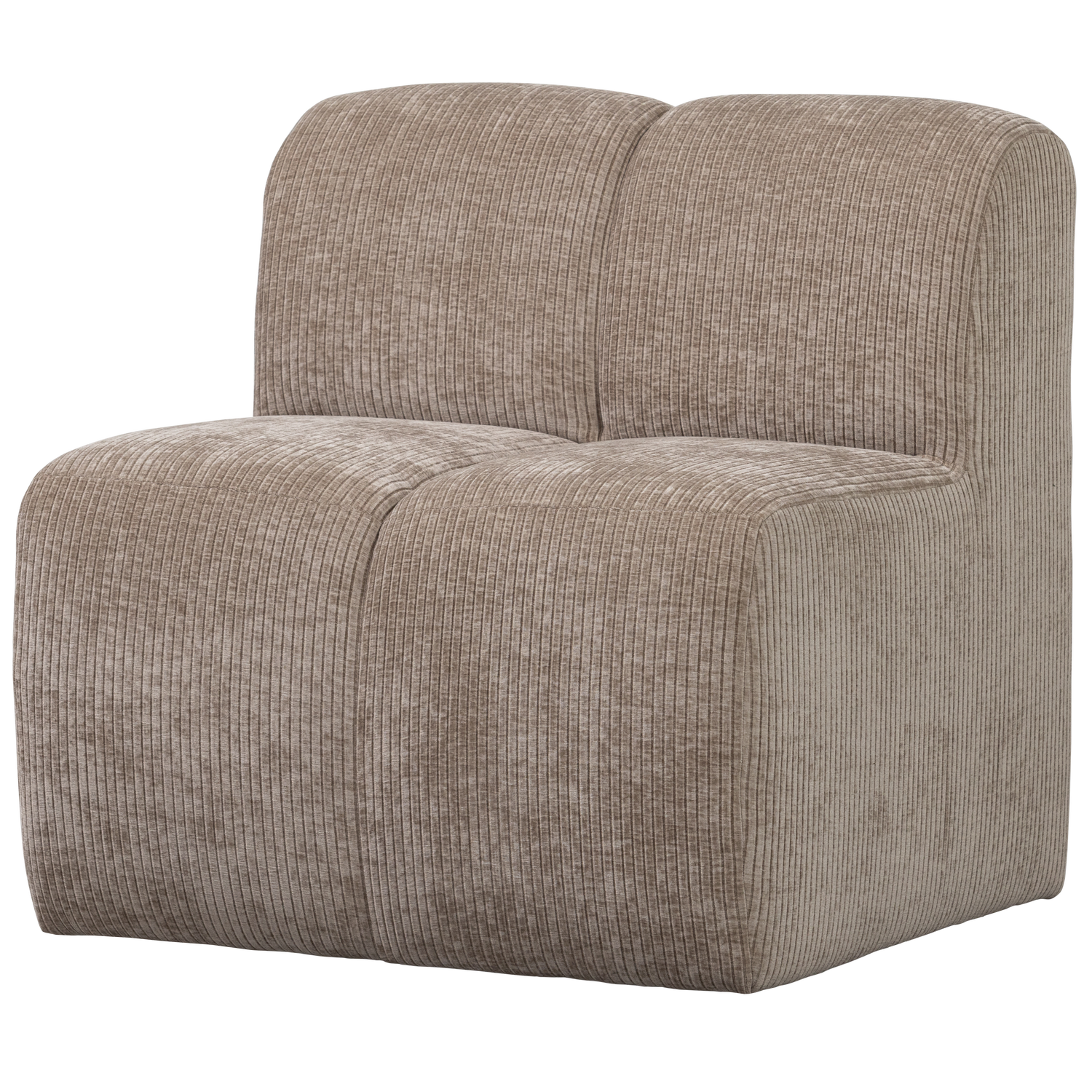Fotel / moduł MOJO BENCH piaskowy sztruks – styl nowoczesny