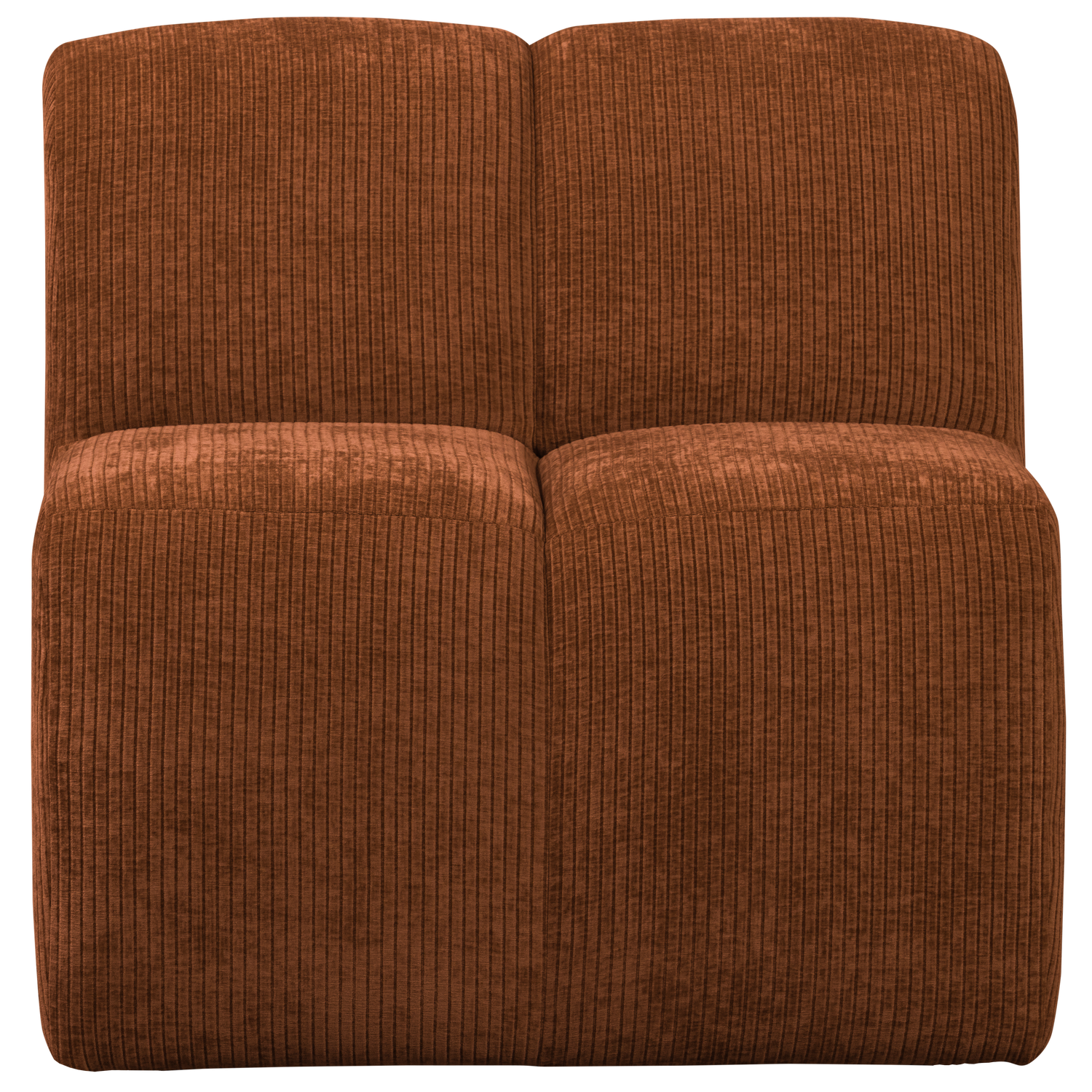 Fauteuil / module MOJO BENCH roestbruin corduroy