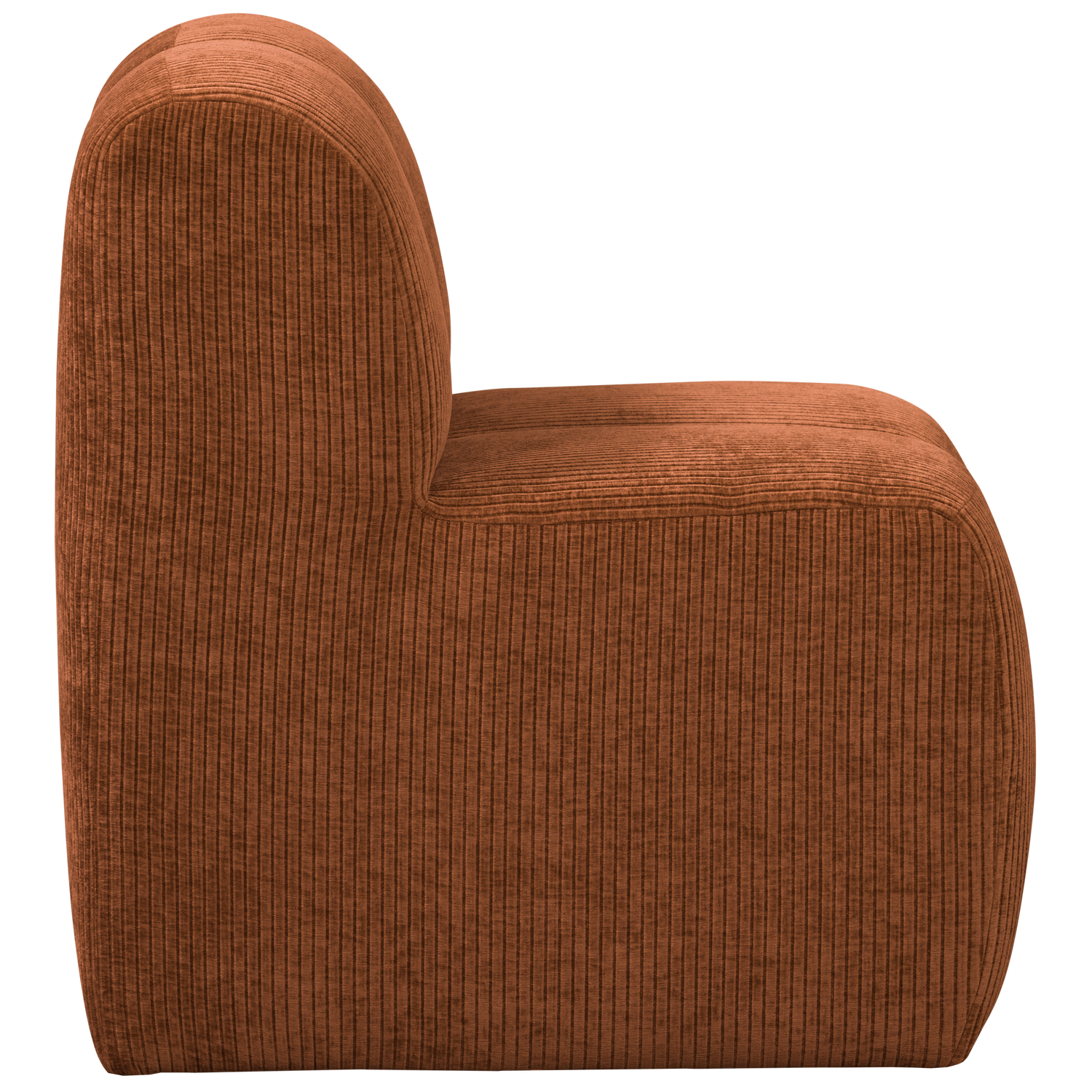 Fauteuil / module MOJO BENCH roestbruin corduroy