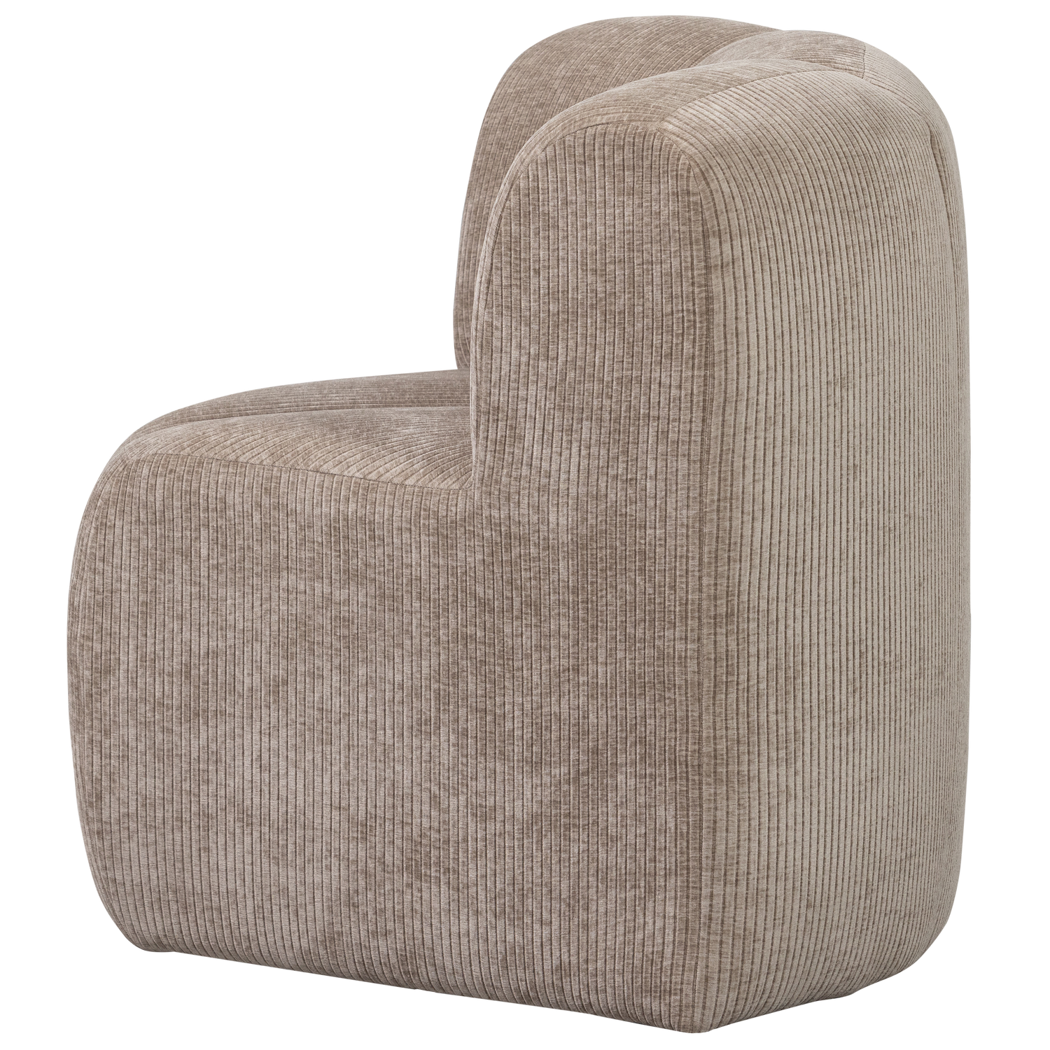 Modulaire bank MOJO BENCH - hoekelement zandkleurige corduroy