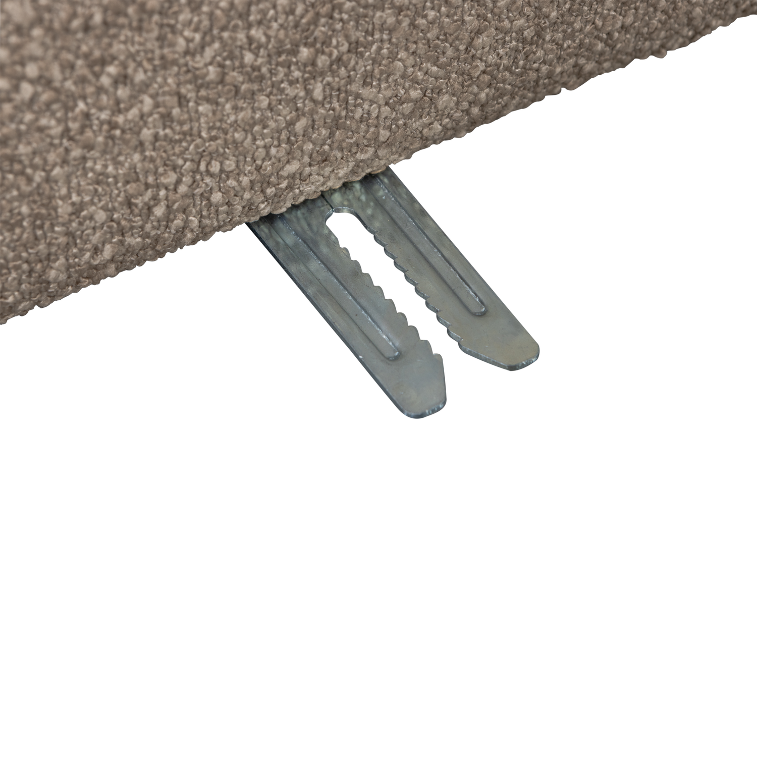 Sofa LAZY - moduł końcowy prawostronny beżowy bouclé – Woood