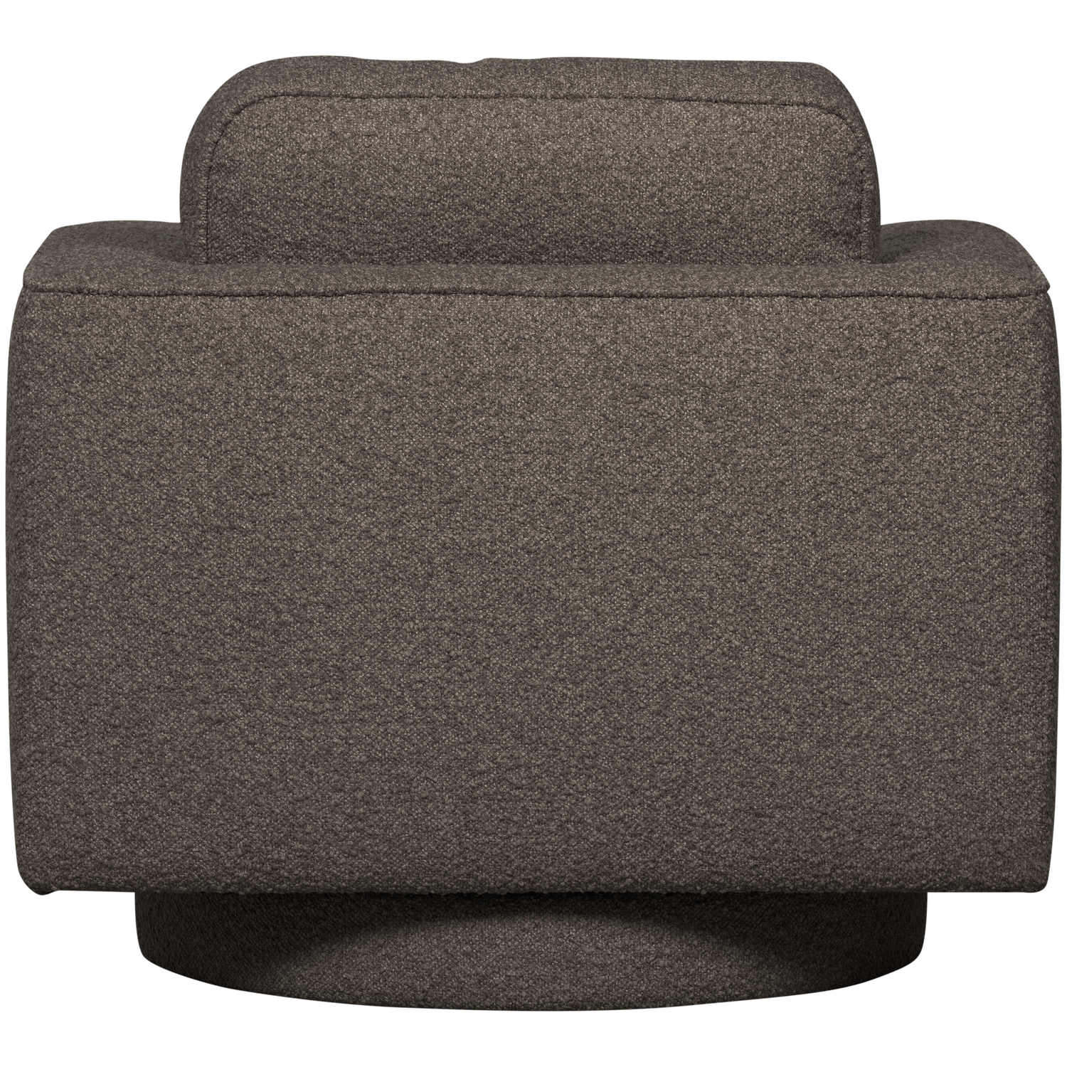 Fotel obrotowy LAZY antracytowy bouclé – Woood
