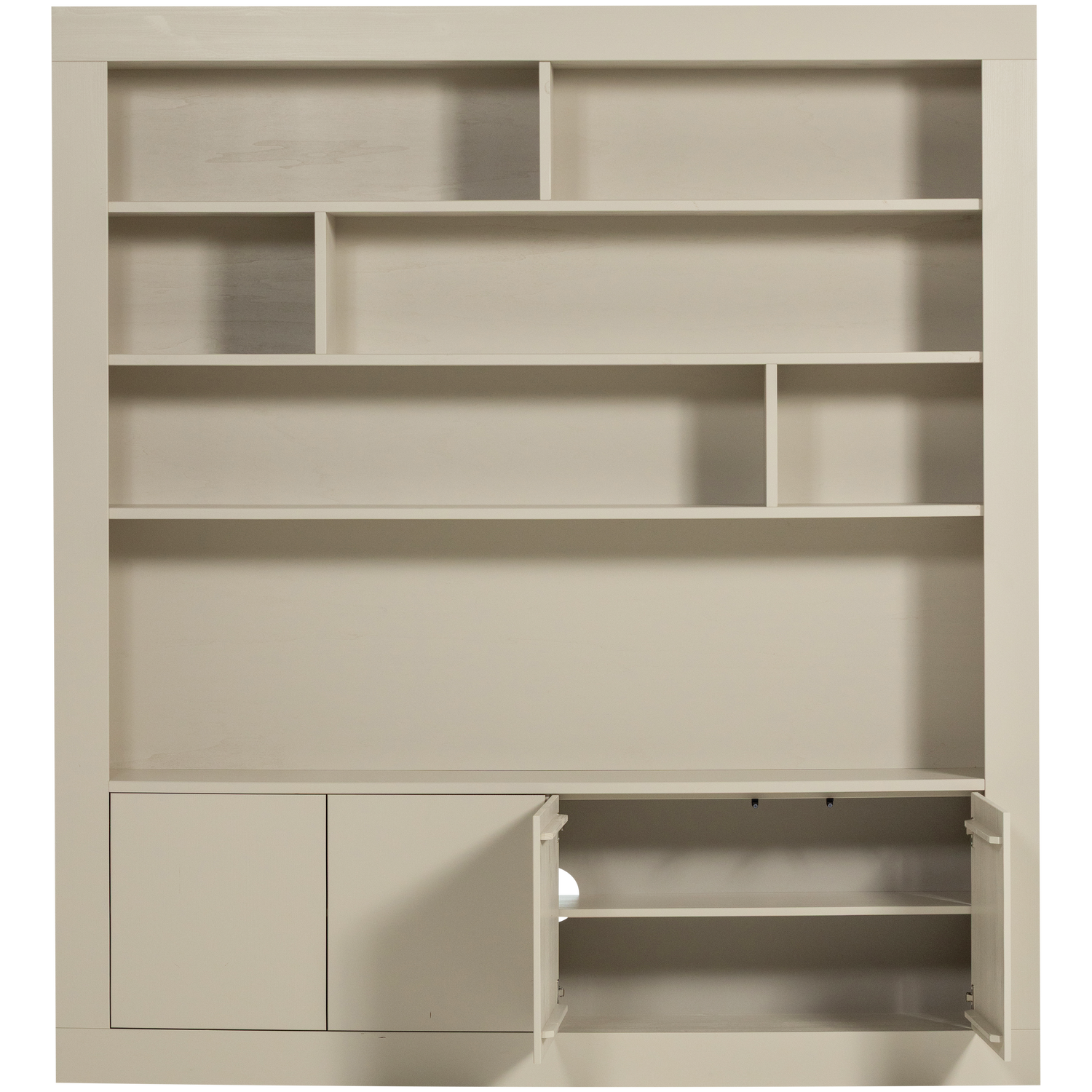 WALLCOVER grijsbeige rek