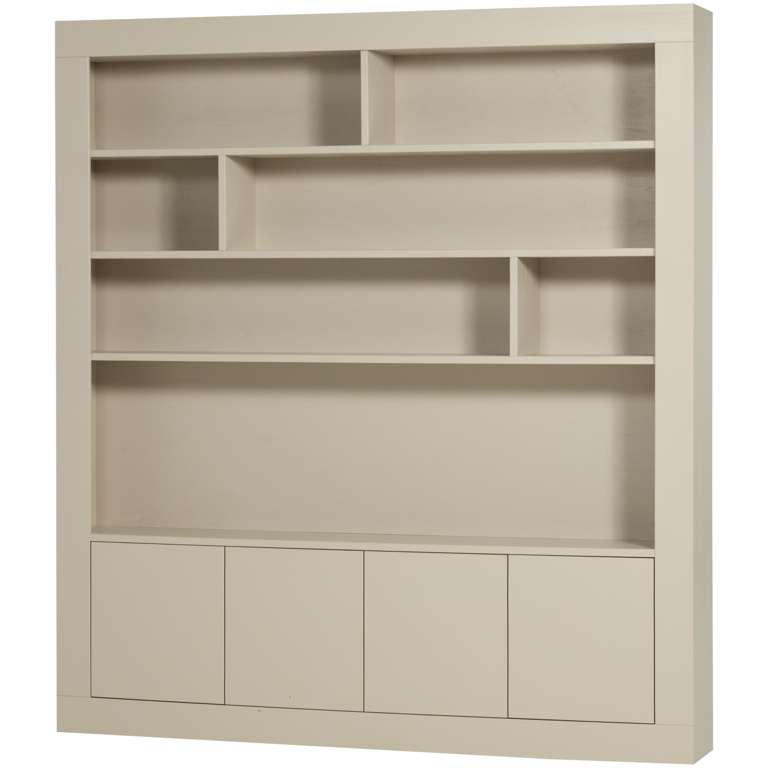WALLCOVER grijsbeige rek