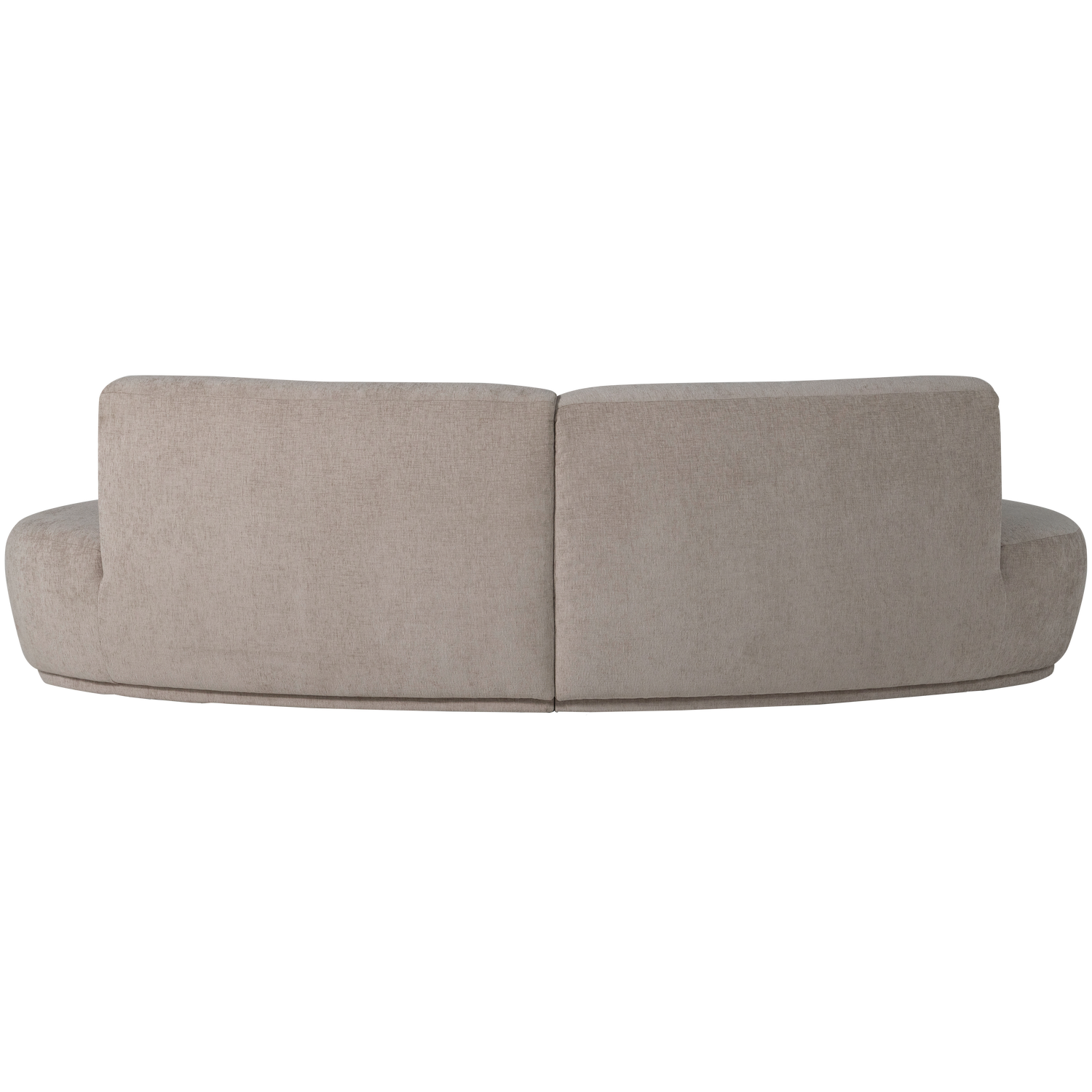 Sofa halfcirkel 4-persoons BATAVIER zandkleurig