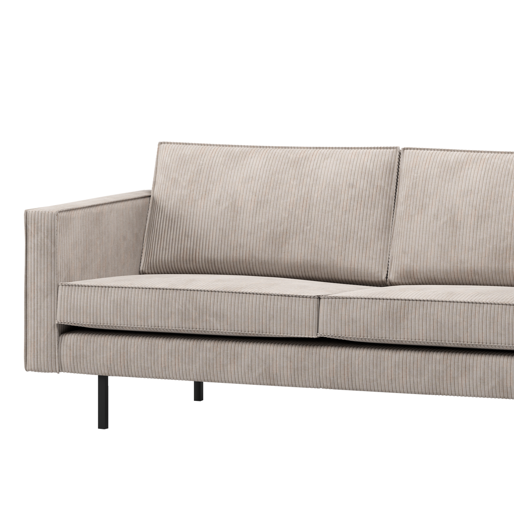 Sofa 2,5-osobowa RODEO ecru sztruks do salonu