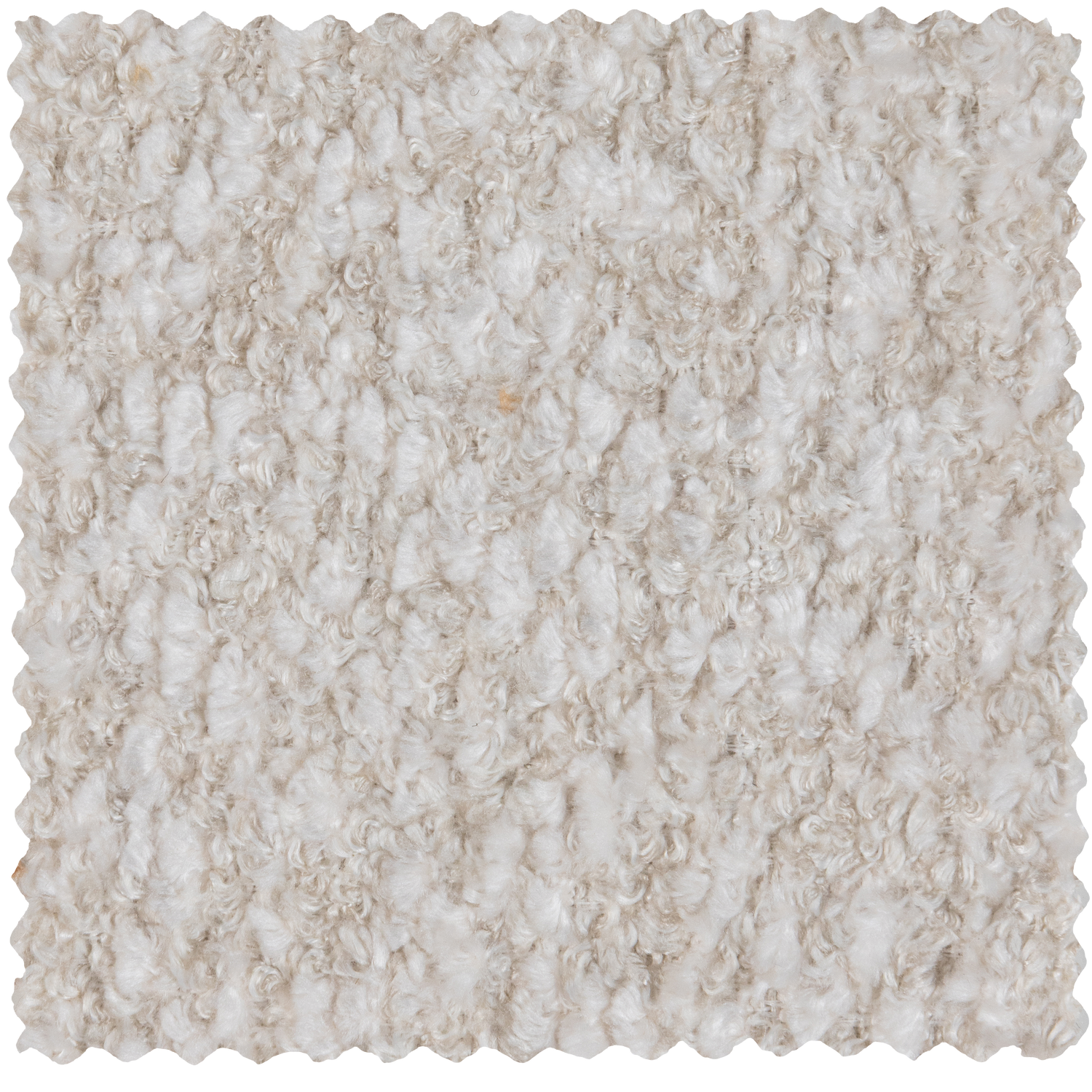 Modulares Sofa MOJO - rechte Element ecru Schafswolle