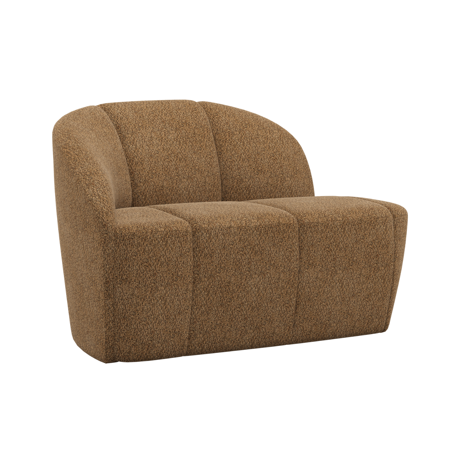 Sofa lewostronna 2-osobowa MOJO miodowy baranek – Woood