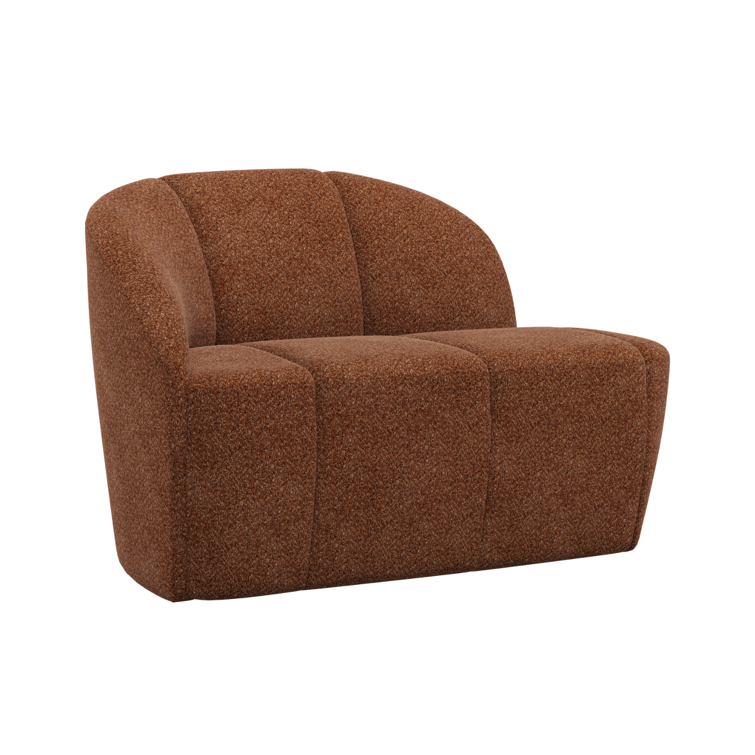 Sofa lewostronna 2-zits MOJO roestbruin schapenvacht