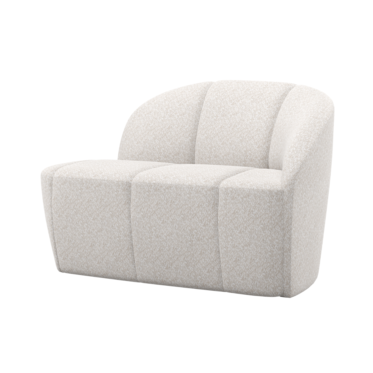 Sofa rechtszijdig 2-persoons MOJO ecru baranek