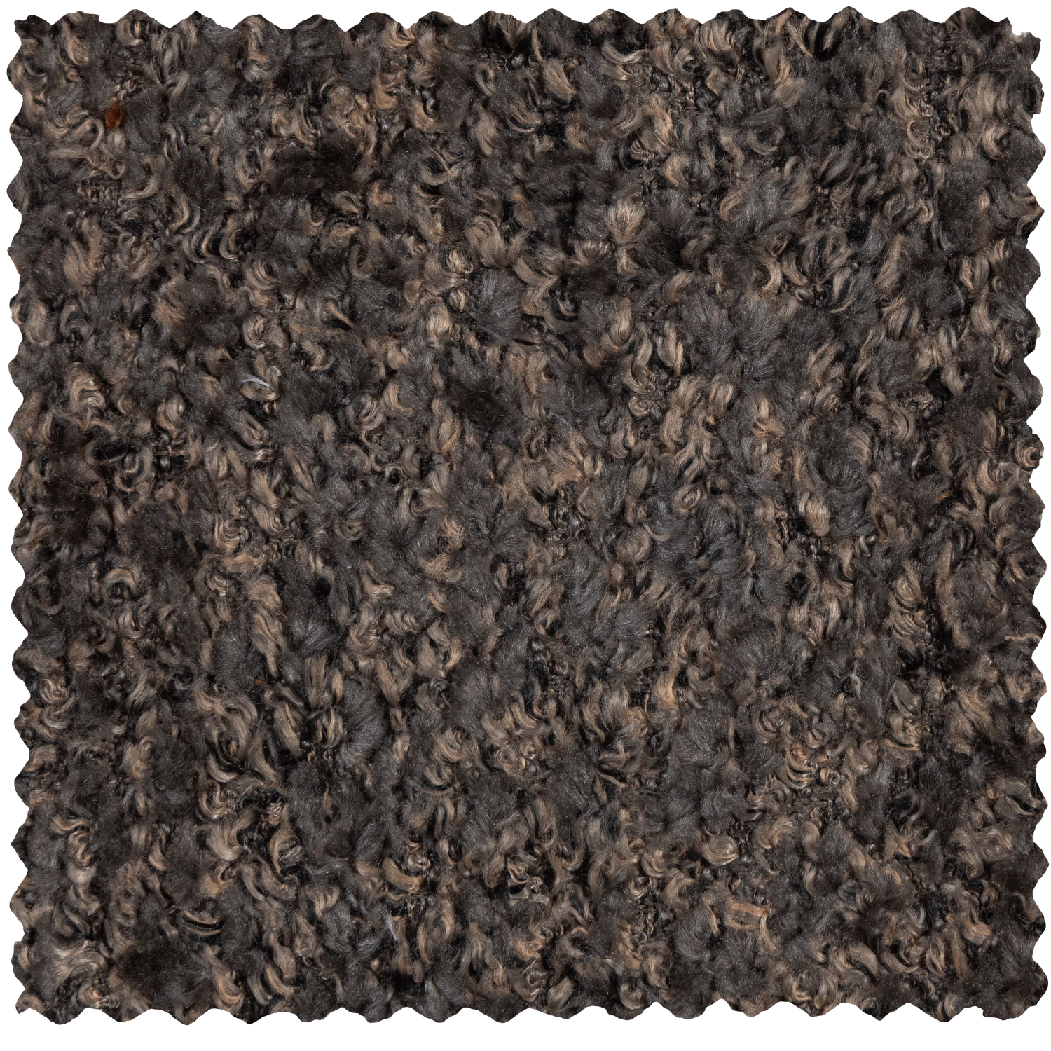 MOJO Brown Lambswool Swivel Armchair