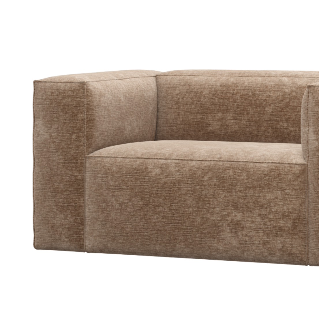 BEAN Armchair in Beige Chenille